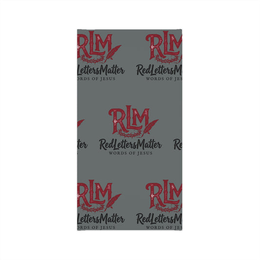 Christian 'Red Letters Matter' Neck Gaiter – Lightweight Faith Face Covering