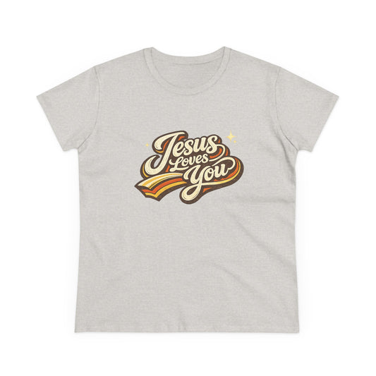 Jesus Loves You "Love One Another" Women's T-Shirt