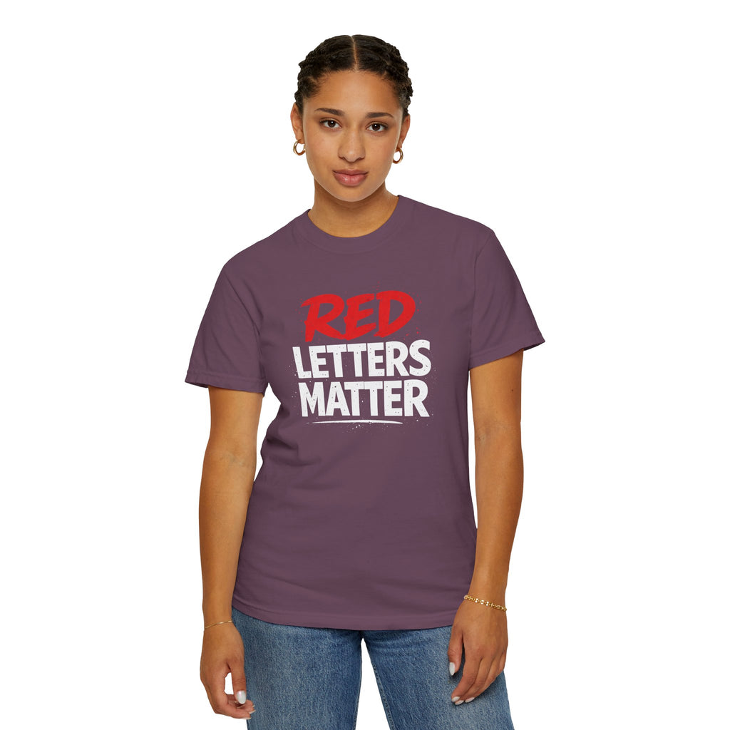 Red Letters Matter — Matthew 5:44 "Love Your Enemies" - Comfort Colors Tee