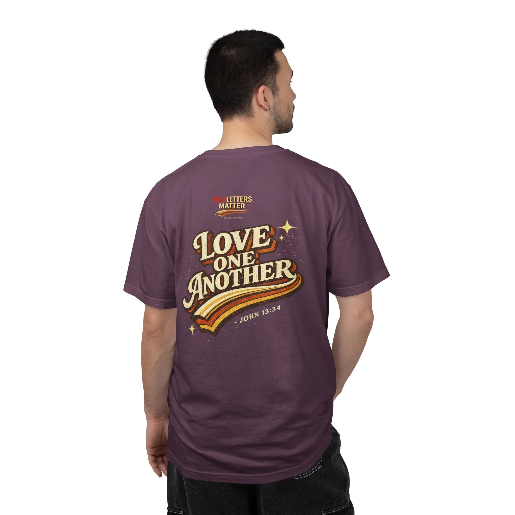 Unisex - Jesus Loves You "Love One Another" Comfort Colors T-Shirt