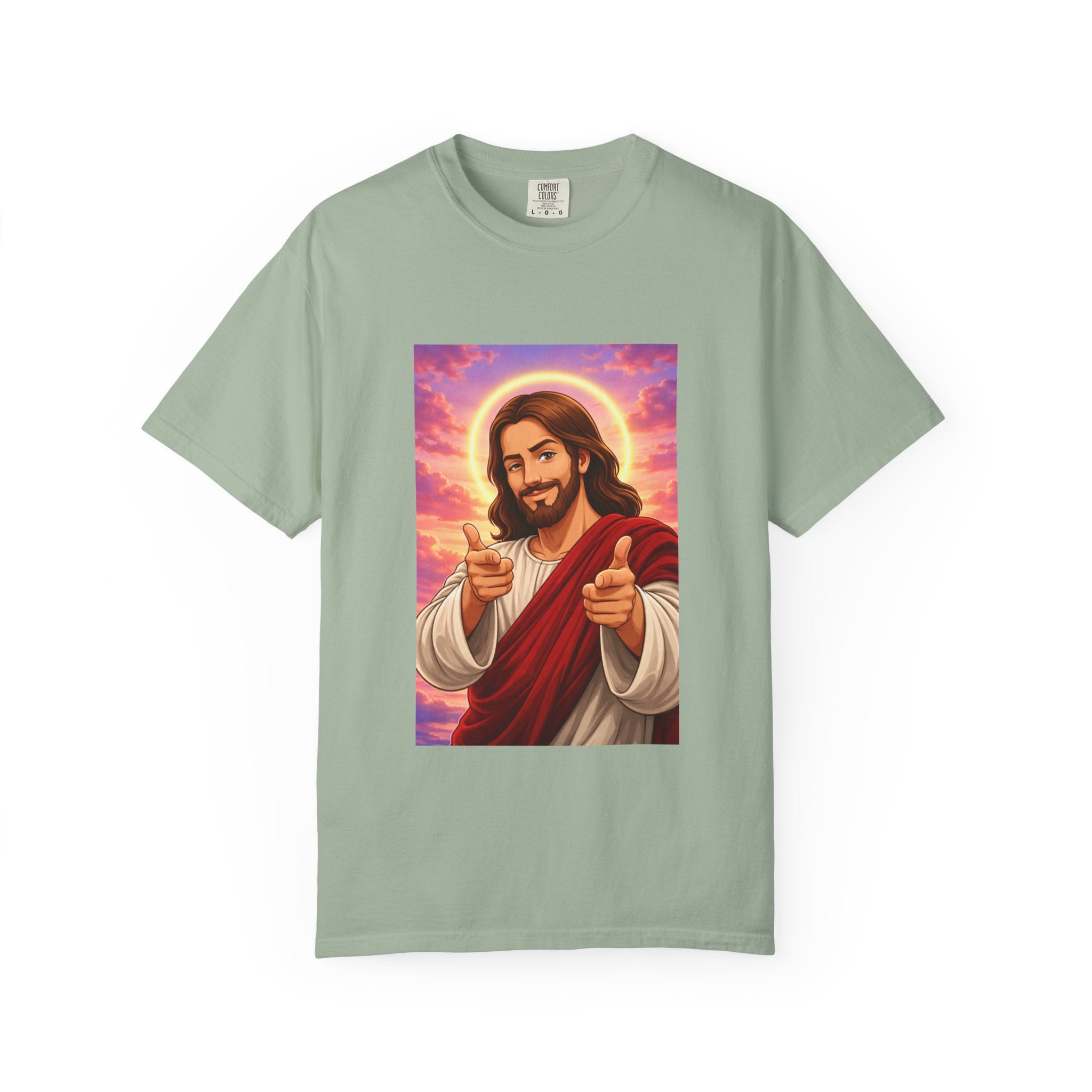 Jesus Pointing "Later you will understand"  — John 13:7 - Unisex Comfort Colors Tee