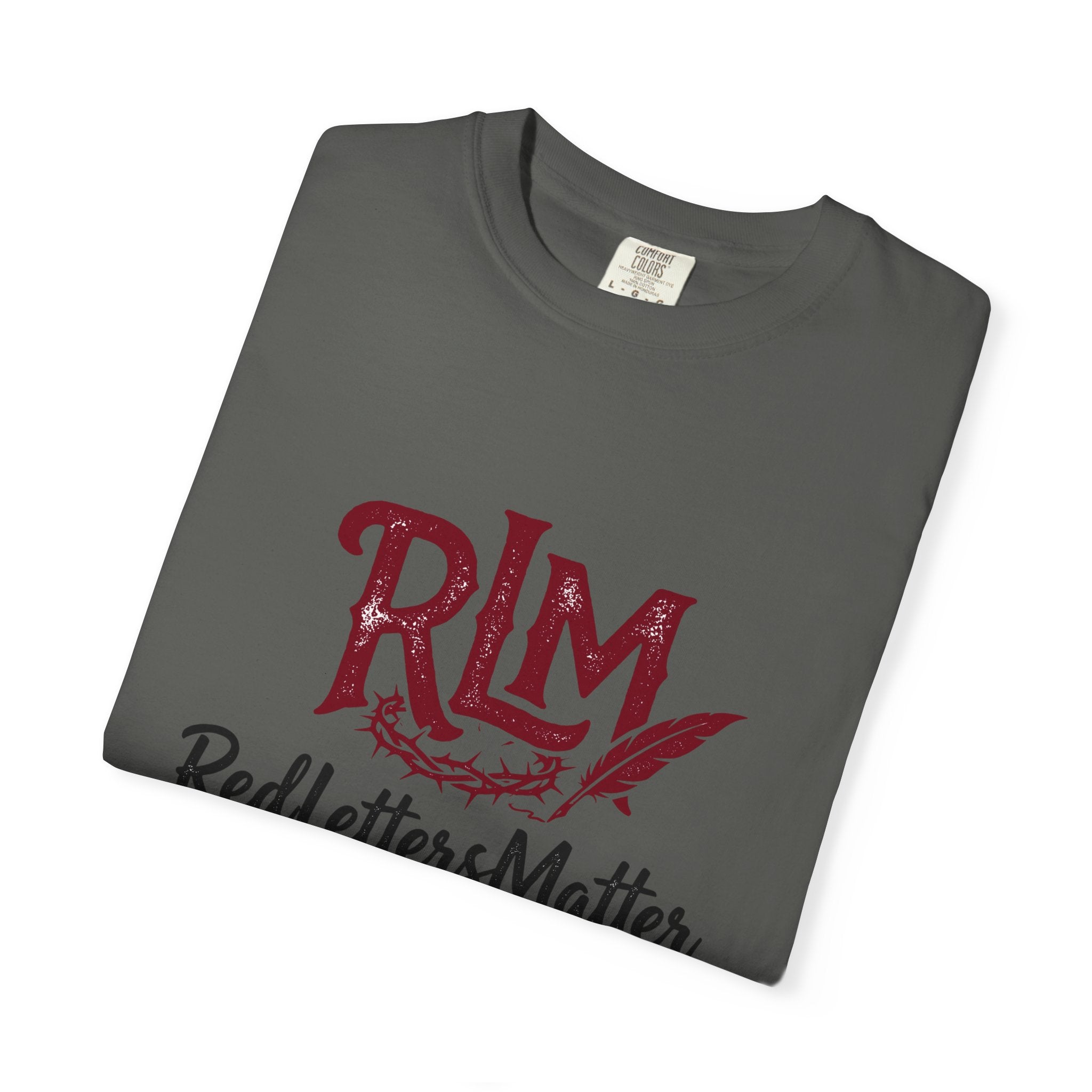 Red Letters Matter - John 3:16 Comfort Colors Tee
