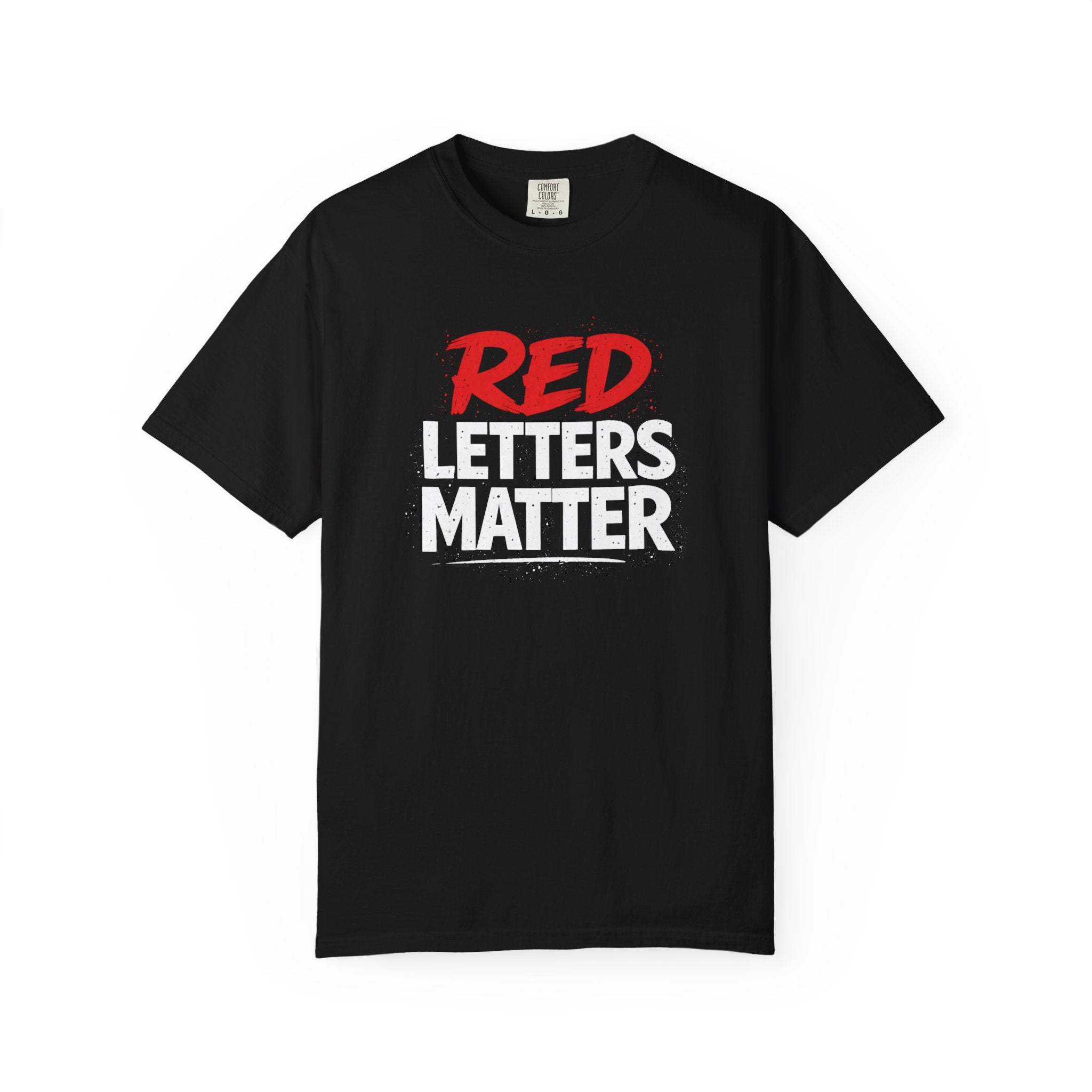 Red Letters Matter - Matthew 5:16 - Inspirational T-Shirt — Unisex Comfort Colors Tee