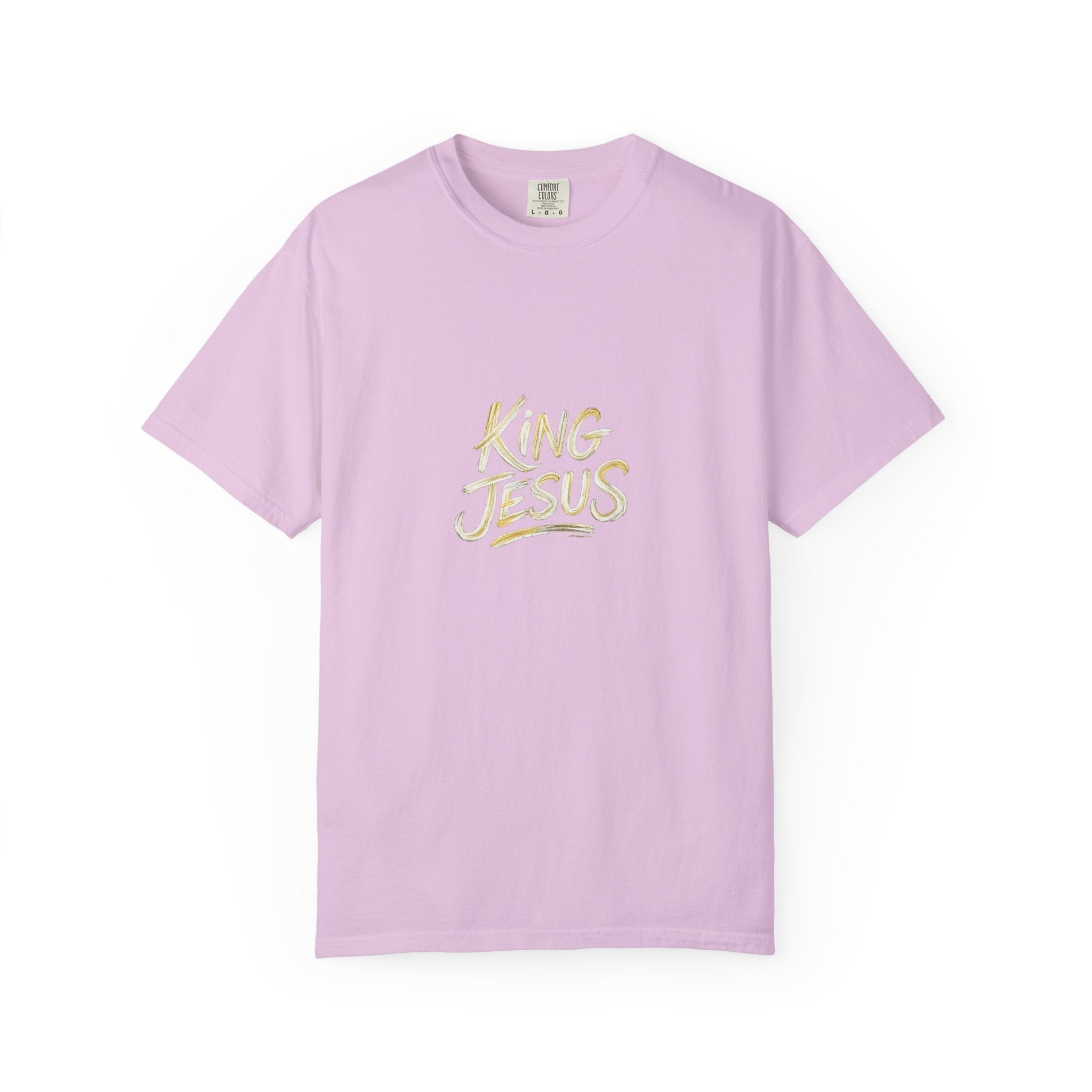 King Jesus T-Shirt — "All Hail King Jesus" - Comfort Colors - Unisex