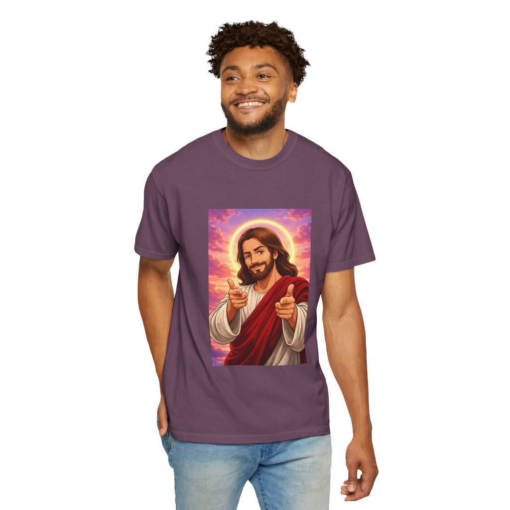 Jesus Pointing "Later you will understand"  — John 13:7 - Unisex Comfort Colors Tee