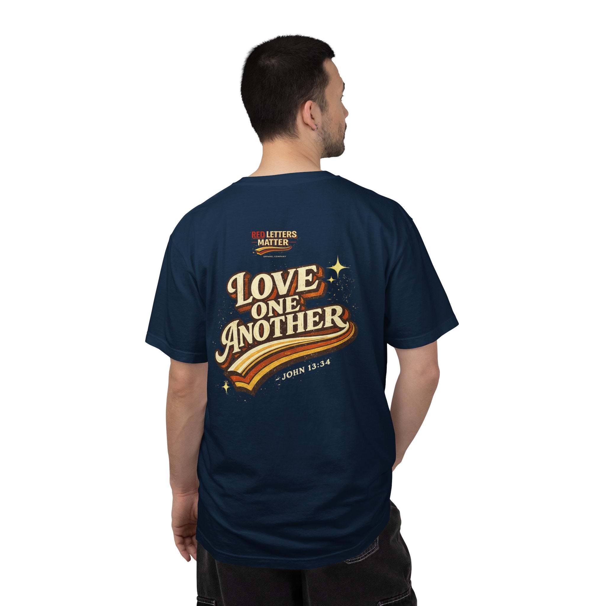 Unisex - Jesus Loves You "Love One Another" Comfort Colors T-Shirt