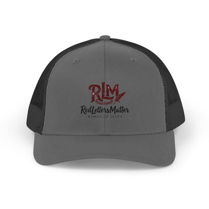 Real Letters Matter Embroidered Trucker Cap — RLM Snapback