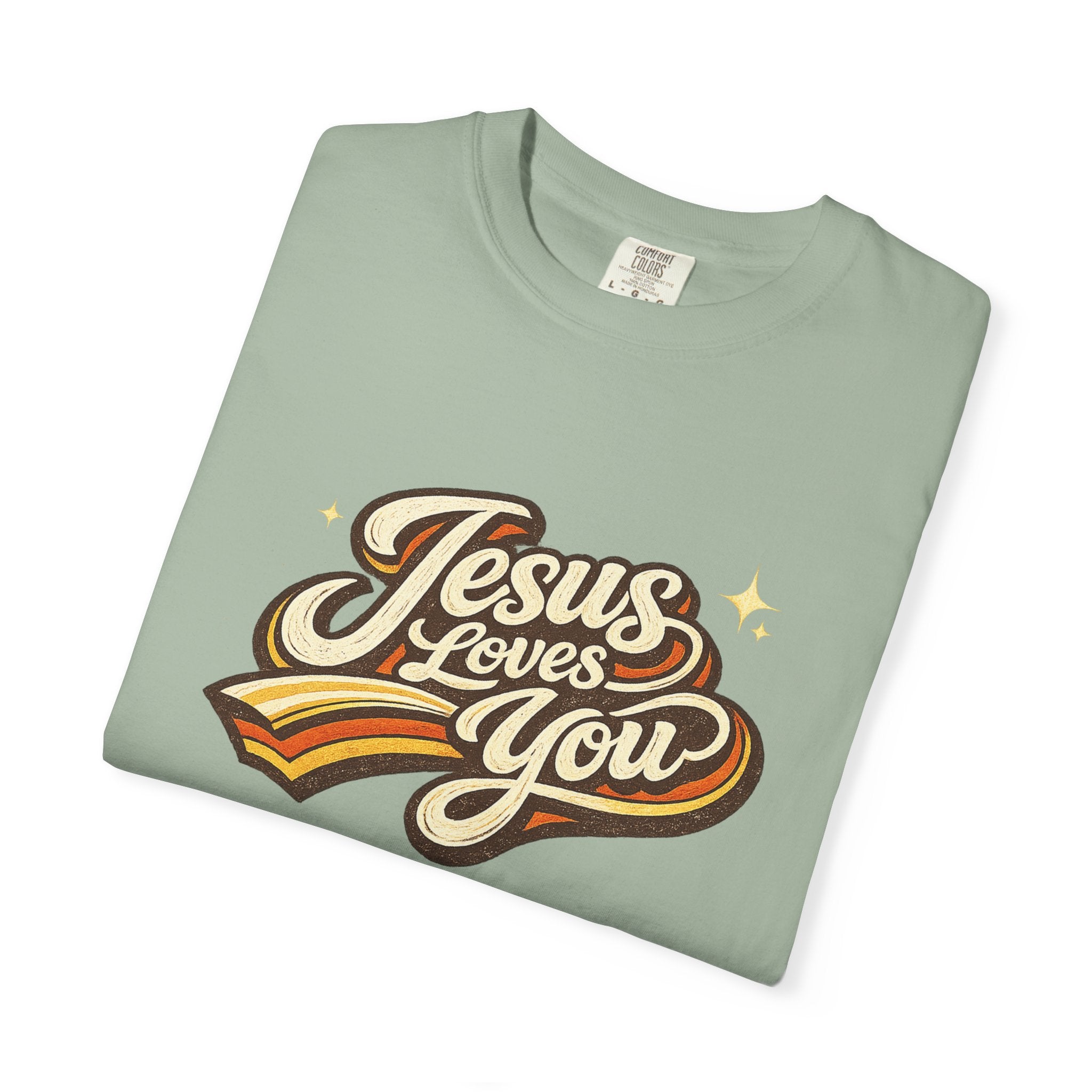 Unisex - Jesus Loves You "Love One Another" Comfort Colors T-Shirt
