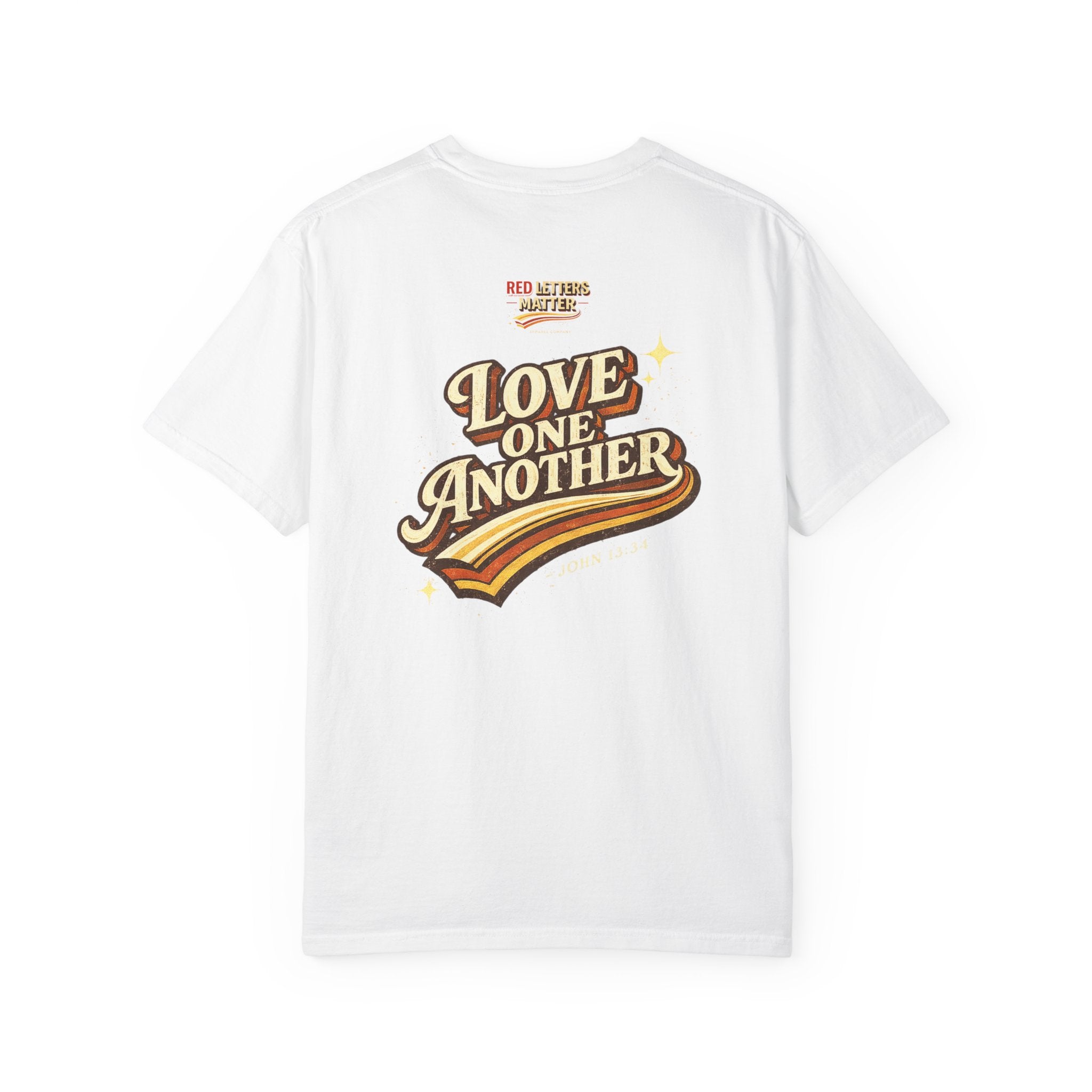 Unisex - Jesus Loves You "Love One Another" Comfort Colors T-Shirt