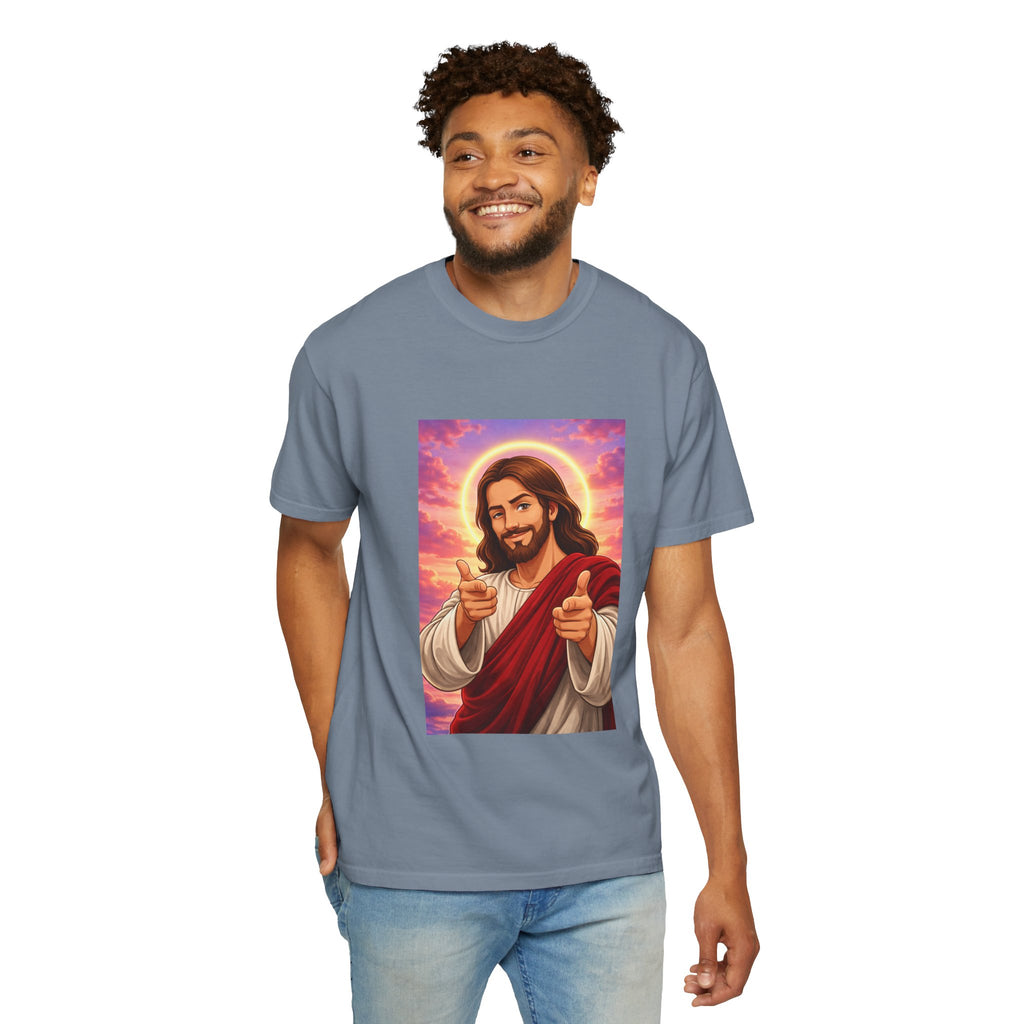 Jesus Pointing "Later you will understand"  — John 13:7 - Unisex Comfort Colors Tee