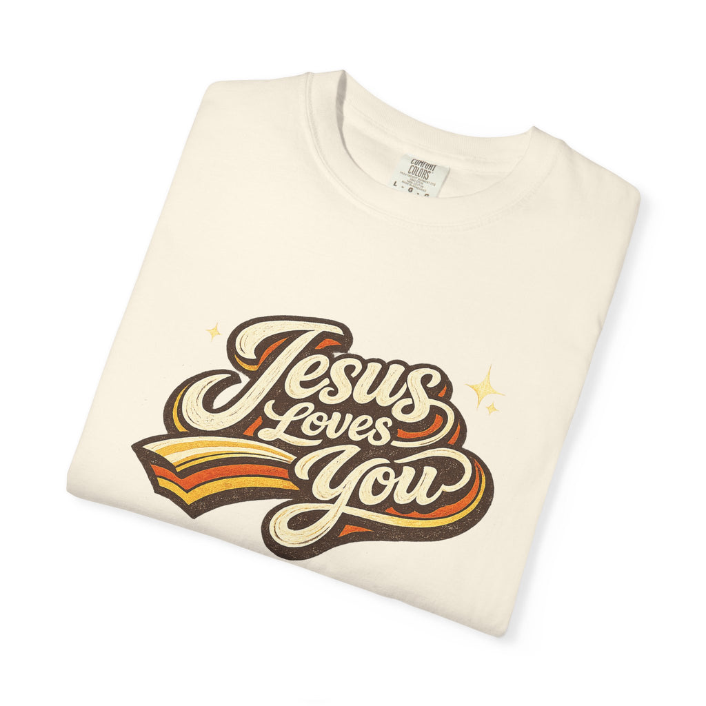 Unisex - Jesus Loves You "Love One Another" Comfort Colors T-Shirt