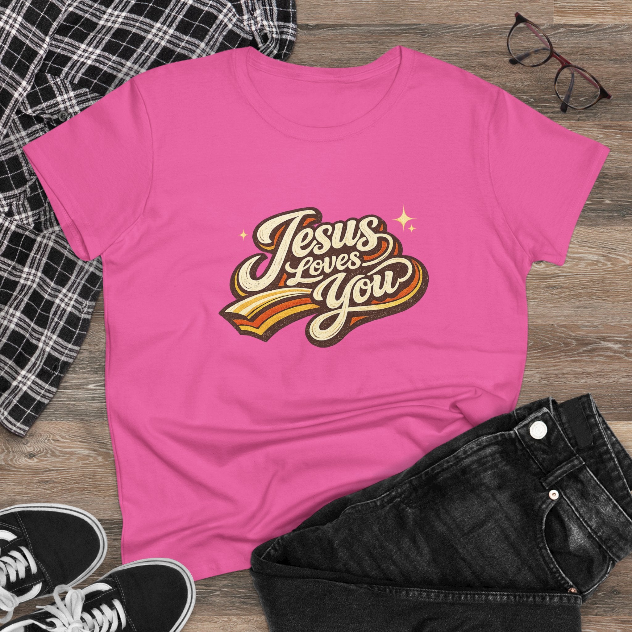 Women's - Jesus Loves You "Love One Another" Gildan T-Shirt