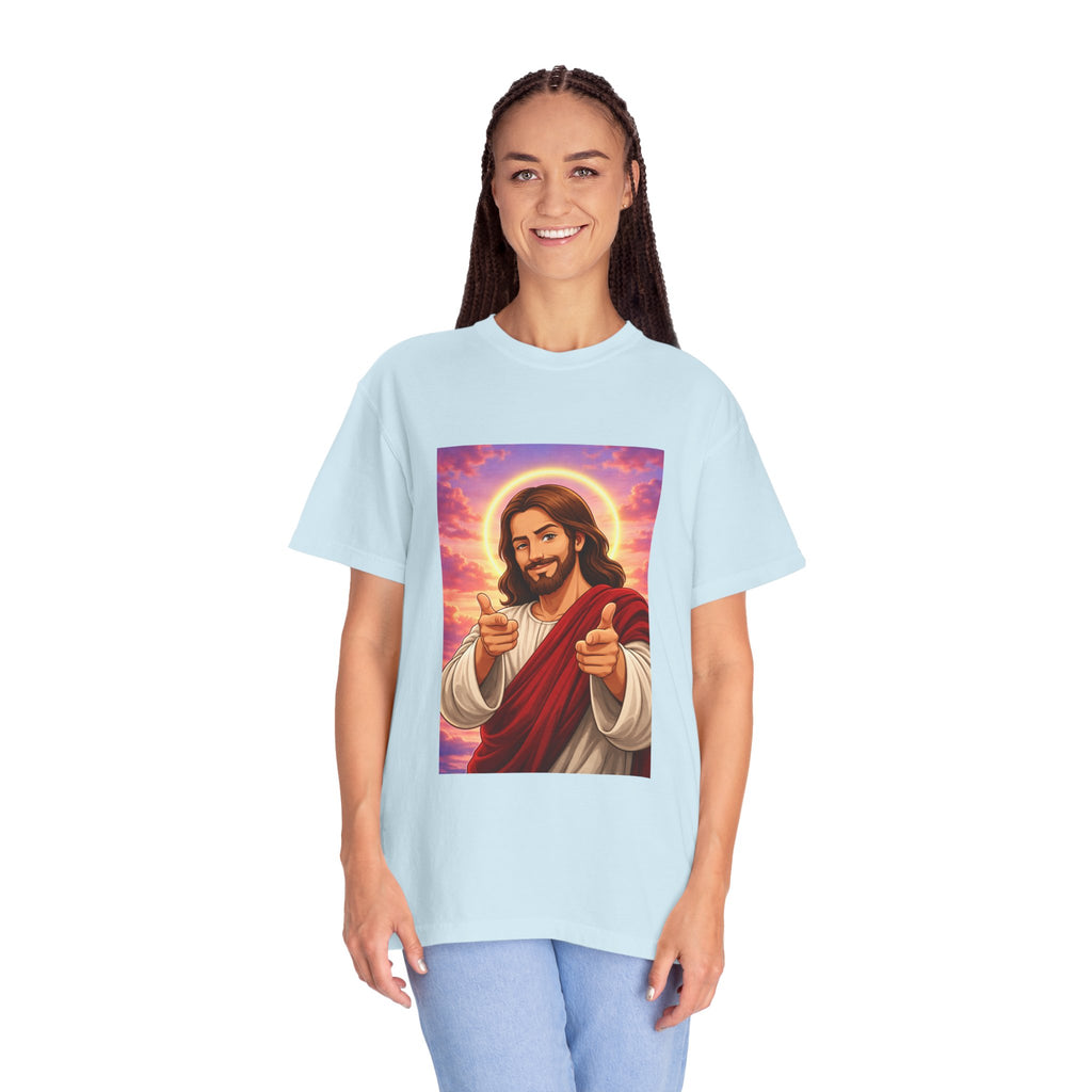 Jesus Pointing "Later you will understand"  — John 13:7 - Unisex Comfort Colors Tee