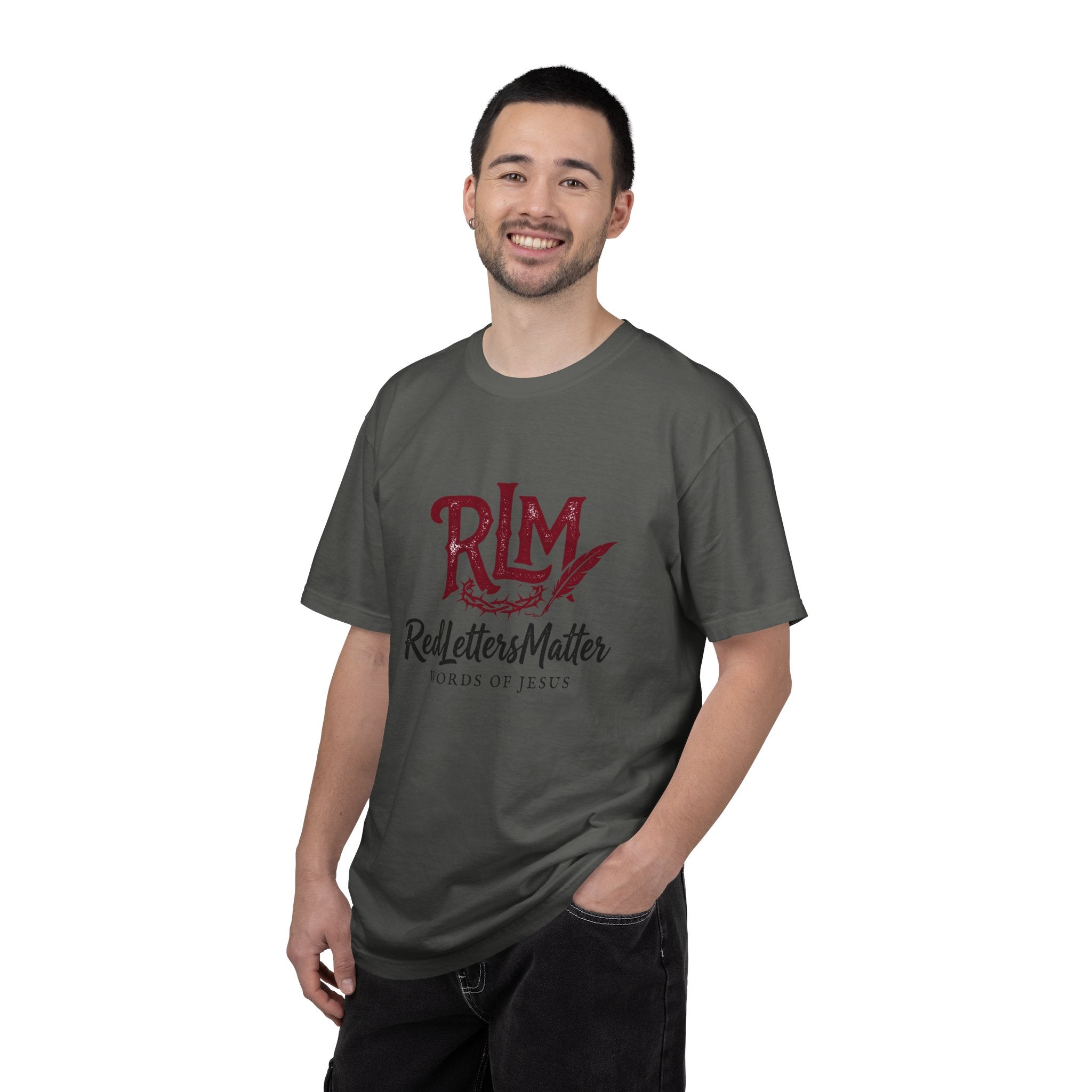 Red Letters Matter - John 3:16 Comfort Colors Tee