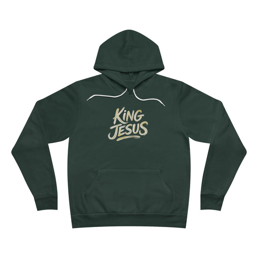 King Jesus Hoodie — "All Hail King Jesus" Pullover Christian Hoodie
