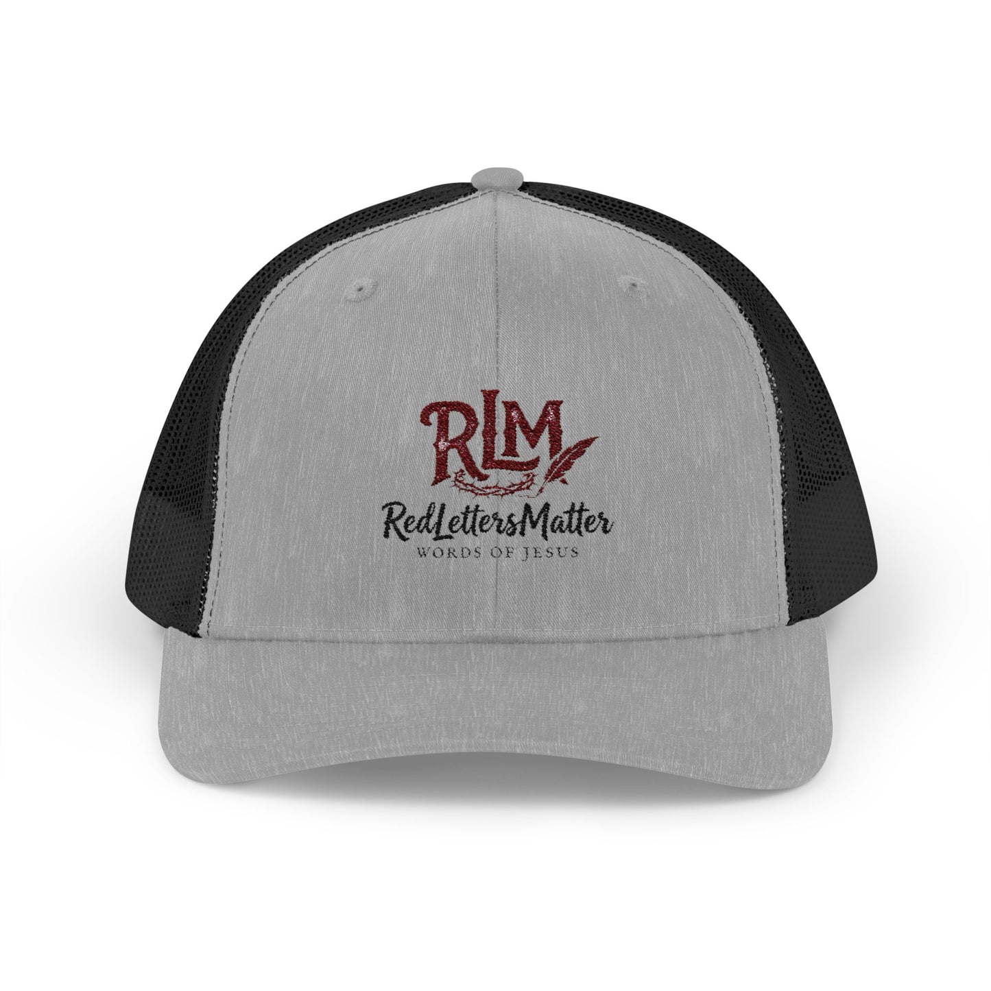 Real Letters Matter Embroidered Trucker Cap — RLM Snapback