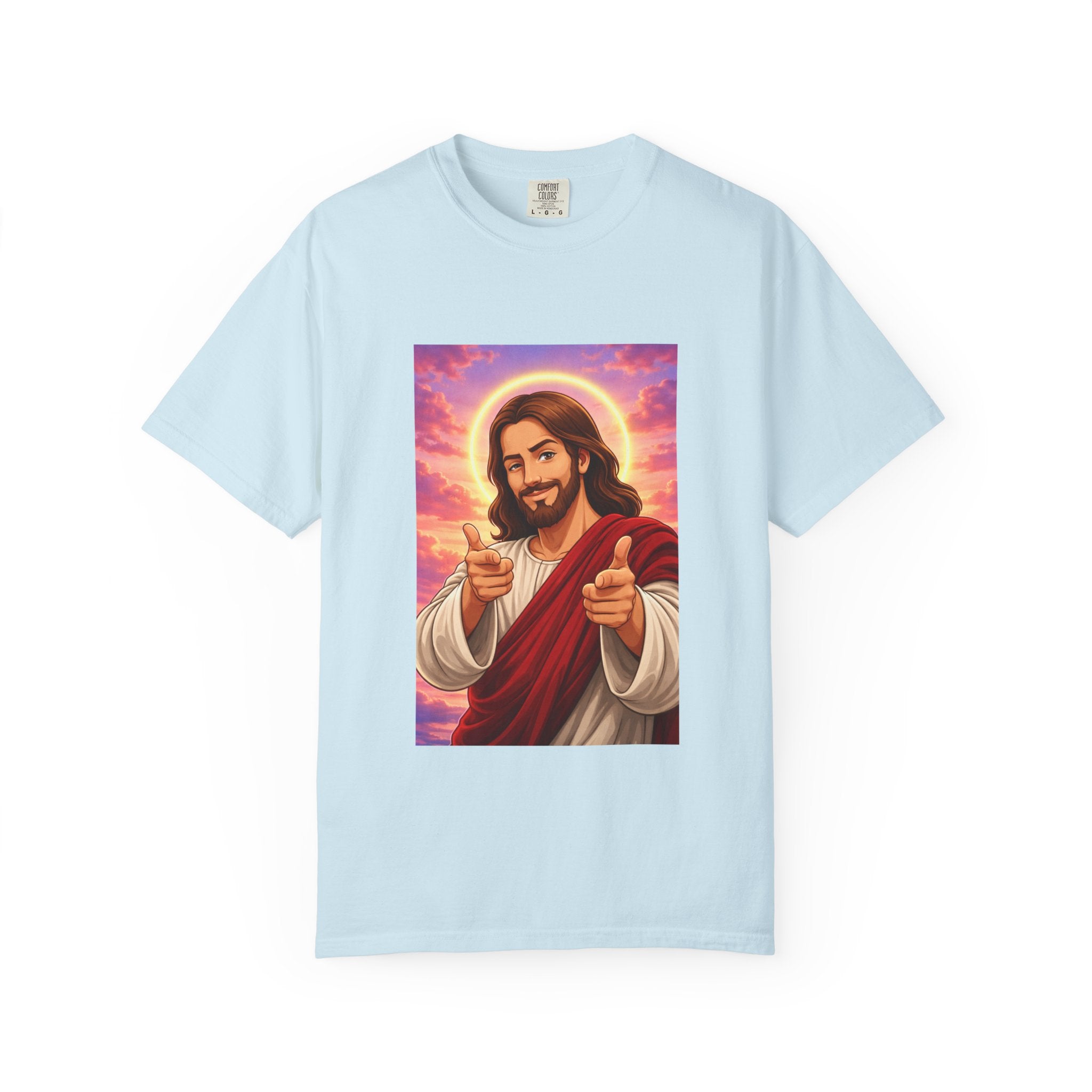 Jesus Pointing "Later you will understand"  — John 13:7 - Unisex Comfort Colors Tee