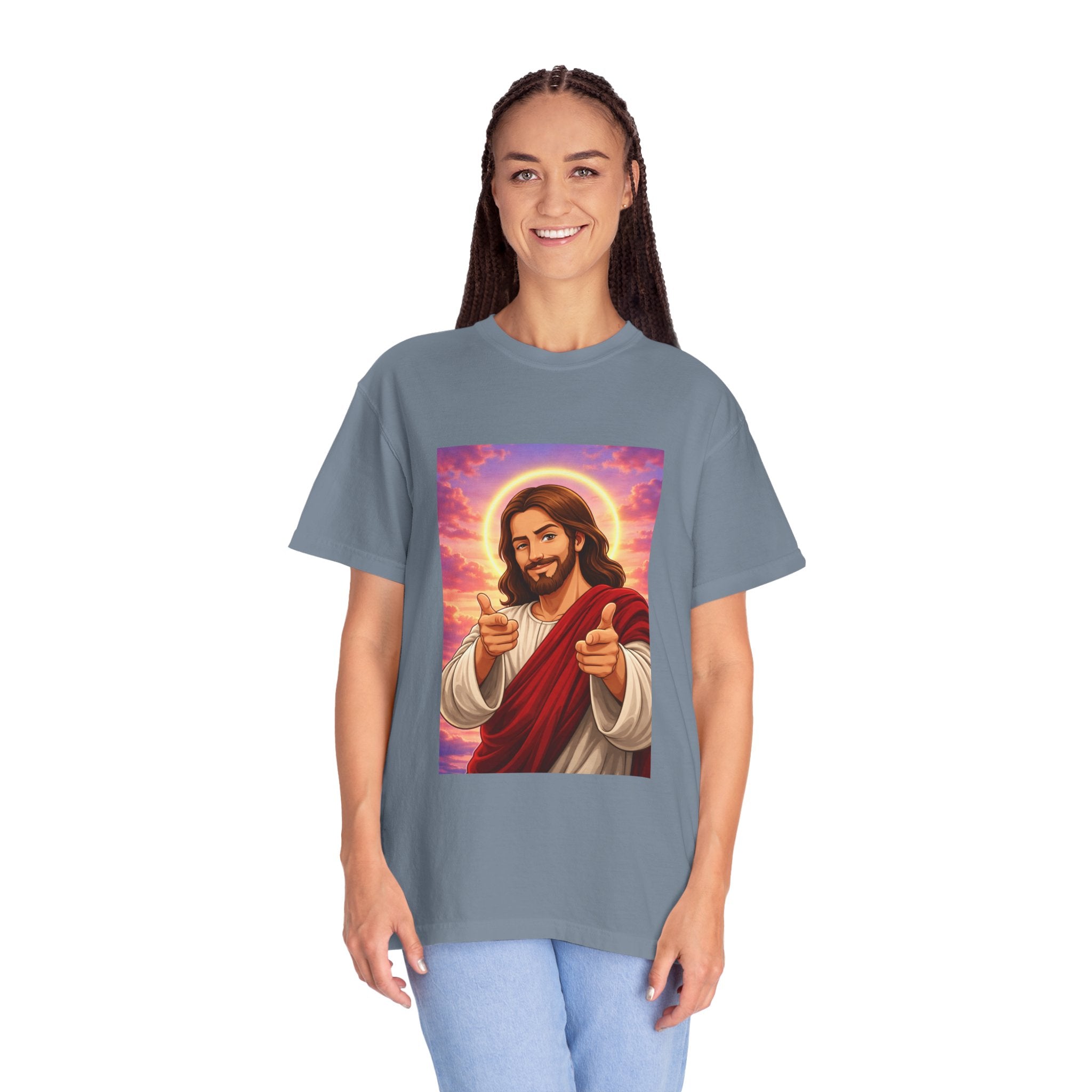 Jesus Pointing "Later you will understand"  — John 13:7 - Unisex Comfort Colors Tee