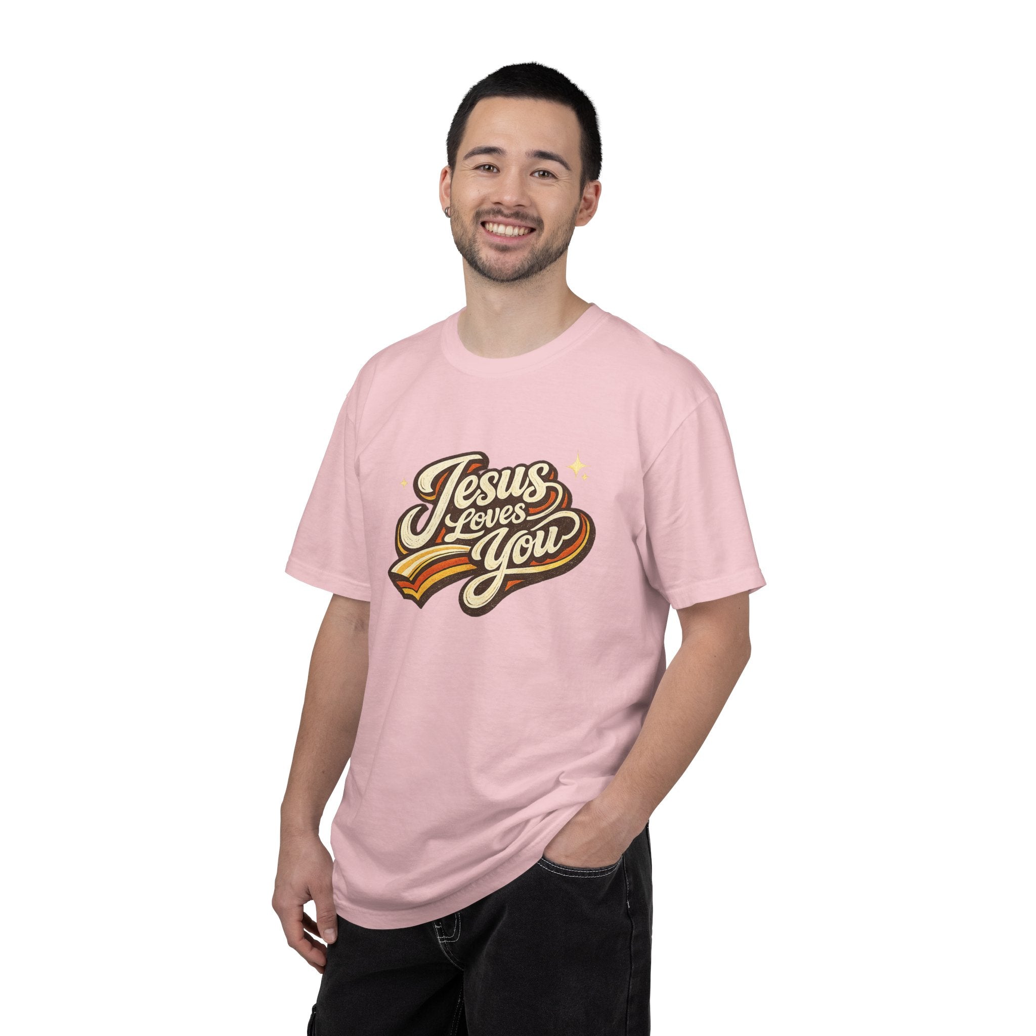 Unisex - Jesus Loves You "Love One Another" Comfort Colors T-Shirt