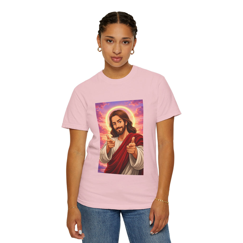 Jesus Pointing "Later you will understand"  — John 13:7 - Unisex Comfort Colors Tee