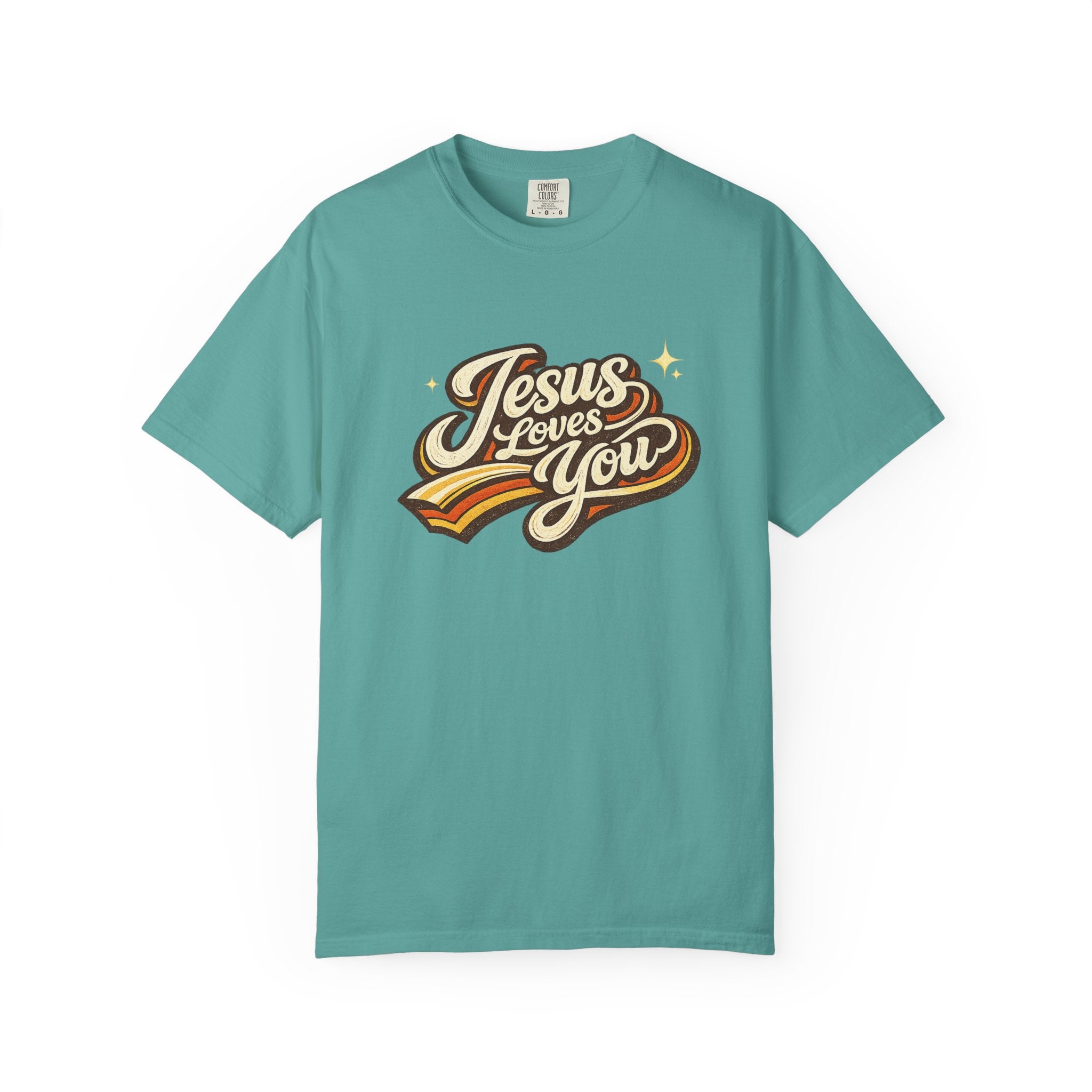 Unisex - Jesus Loves You "Love One Another" Comfort Colors T-Shirt