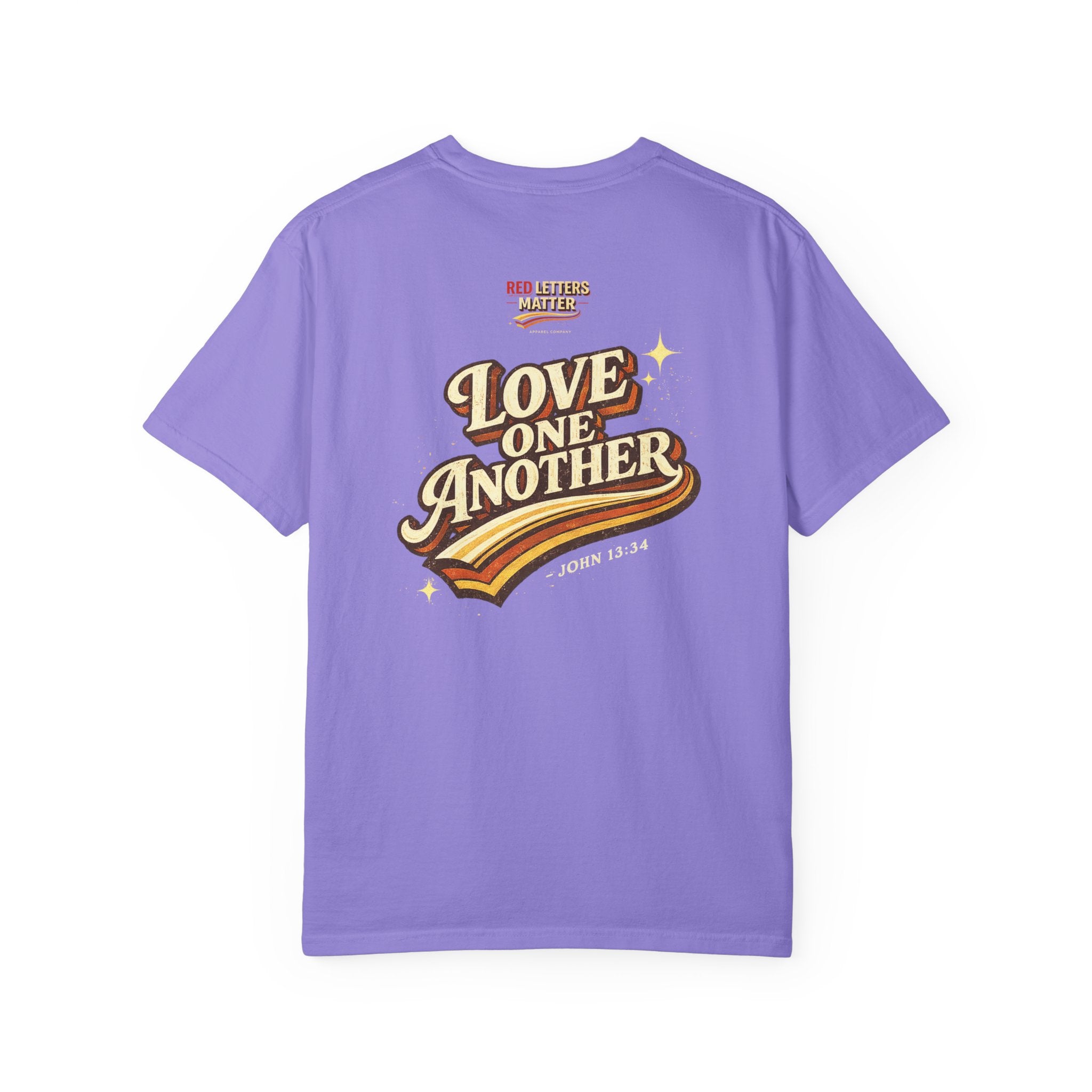 Unisex - Jesus Loves You "Love One Another" Comfort Colors T-Shirt