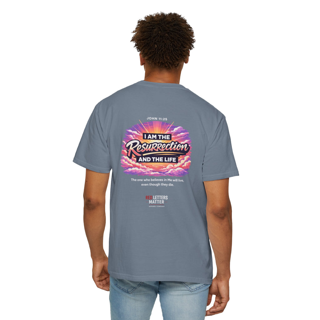 Christian Basketball — "He Is Rizzin'" Resurrection (Easter) -Unisex Comfort Colors