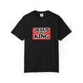 Unisex - Jesus Is King Red Block T-Shirt — 2 Timothy 4:7 Comfort Colors