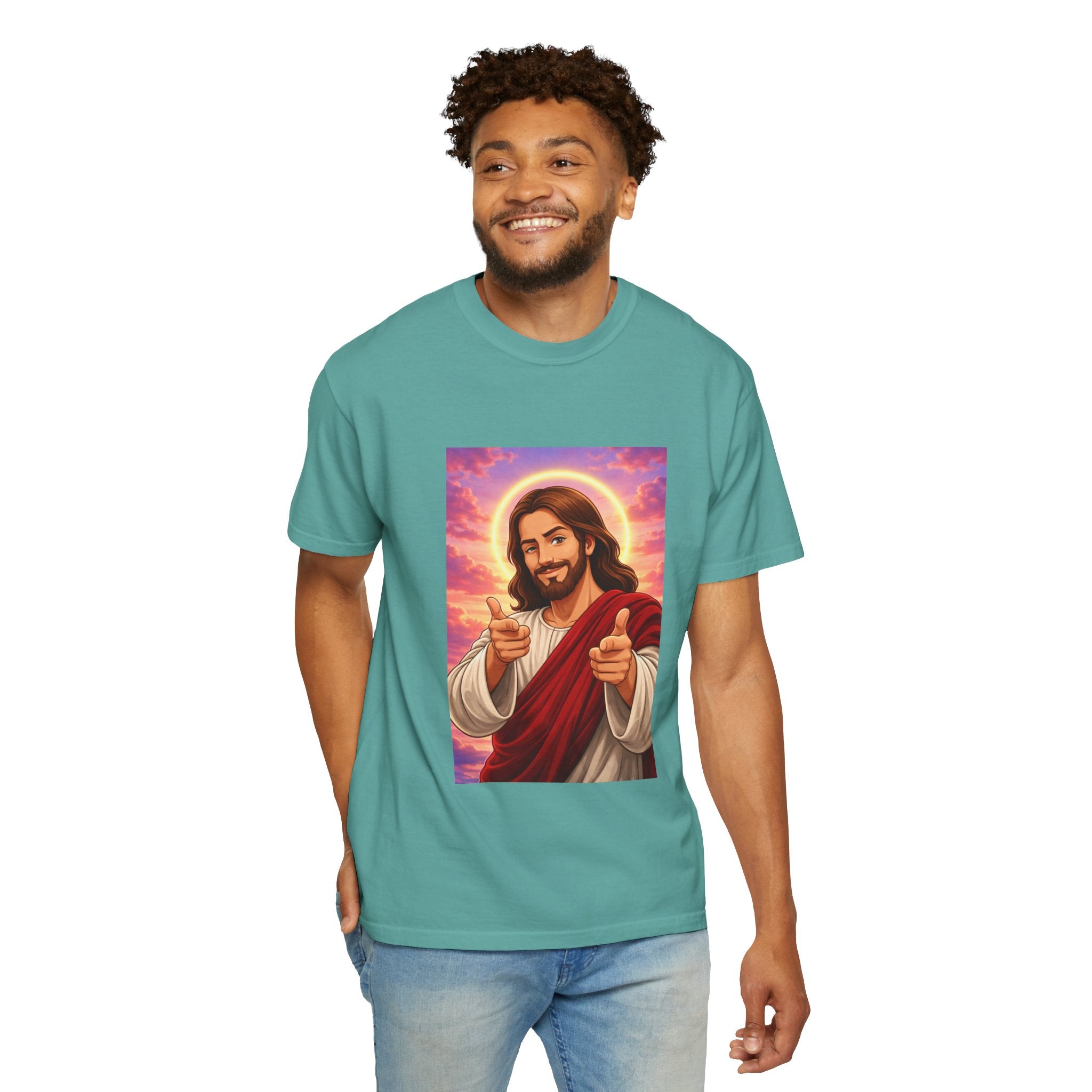 Jesus Pointing "Later you will understand"  — John 13:7 - Unisex Comfort Colors Tee