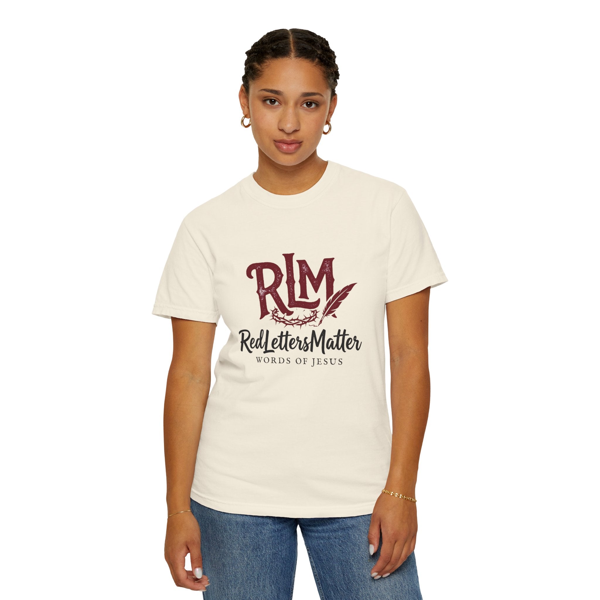 Red Letters Matter - John 3:16 Comfort Colors Tee
