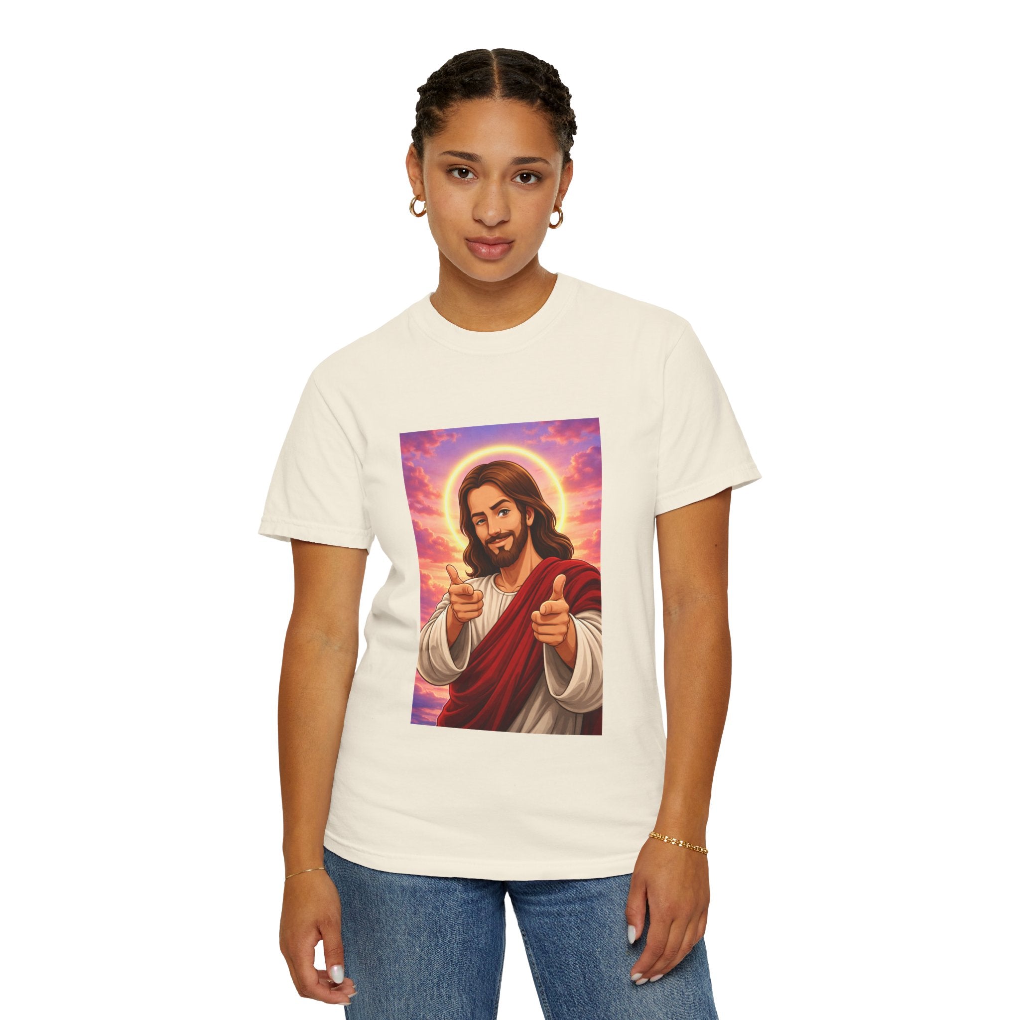 Jesus Pointing "Later you will understand"  — John 13:7 - Unisex Comfort Colors Tee