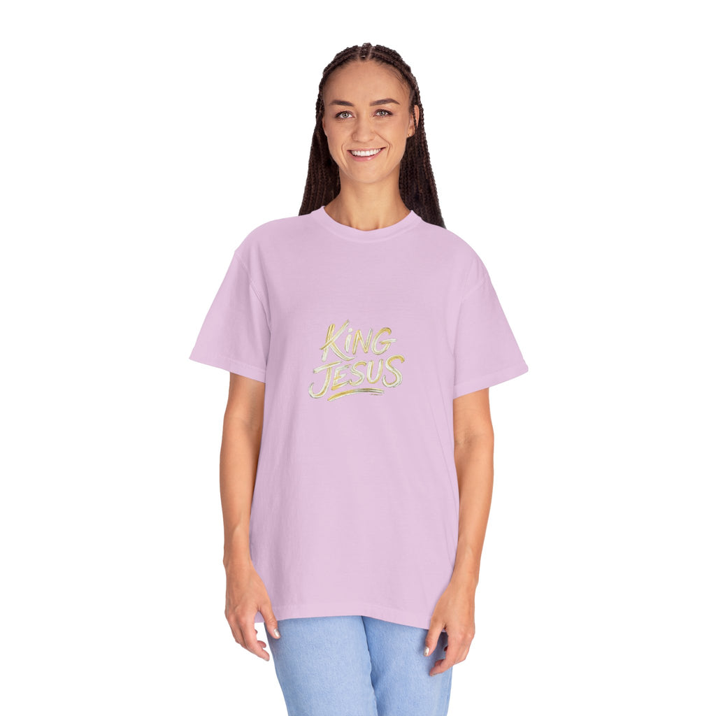 King Jesus T-Shirt — "All Hail King Jesus" - Comfort Colors - Unisex