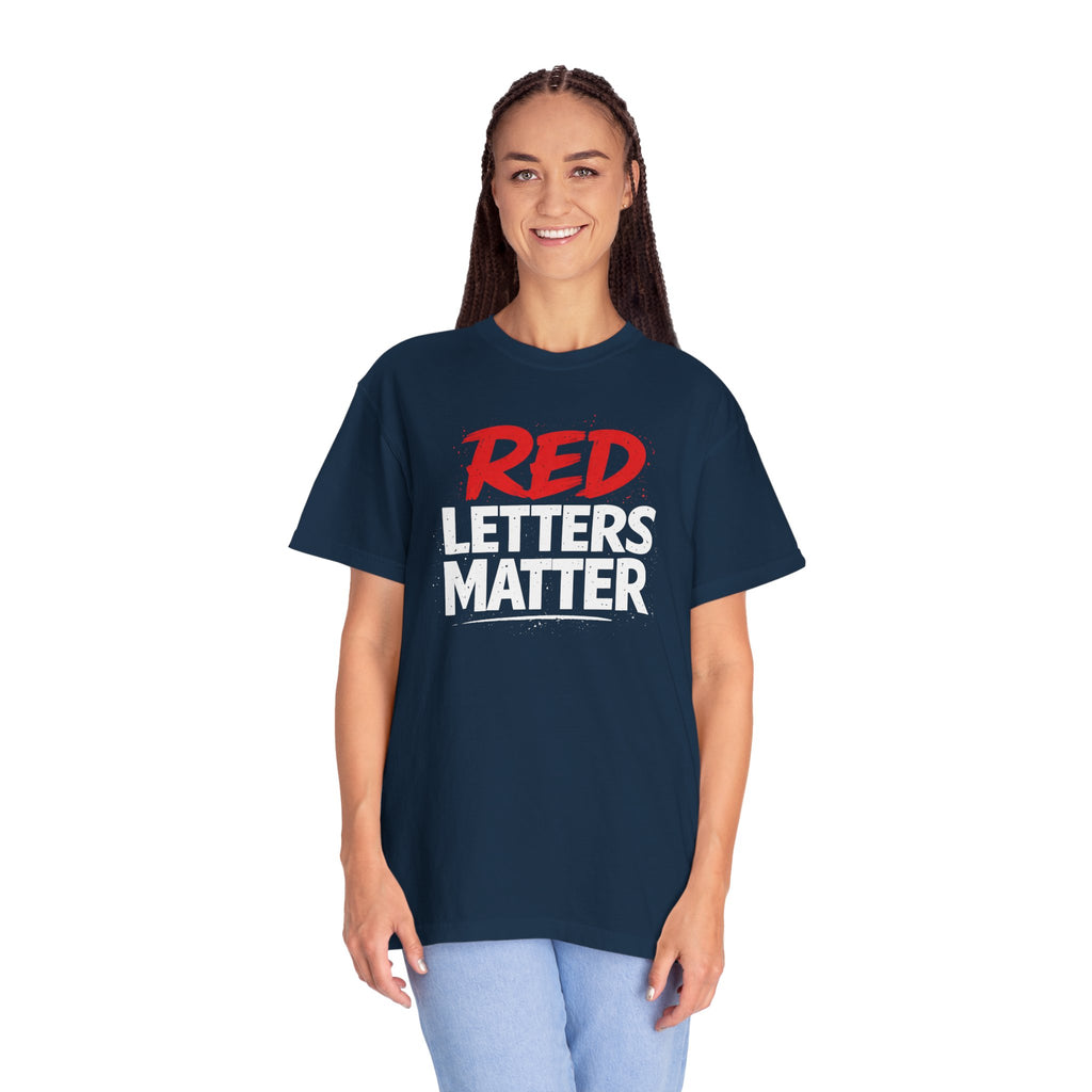 Red Letters Matter — Matthew 5:44 "Love Your Enemies" - Comfort Colors Tee