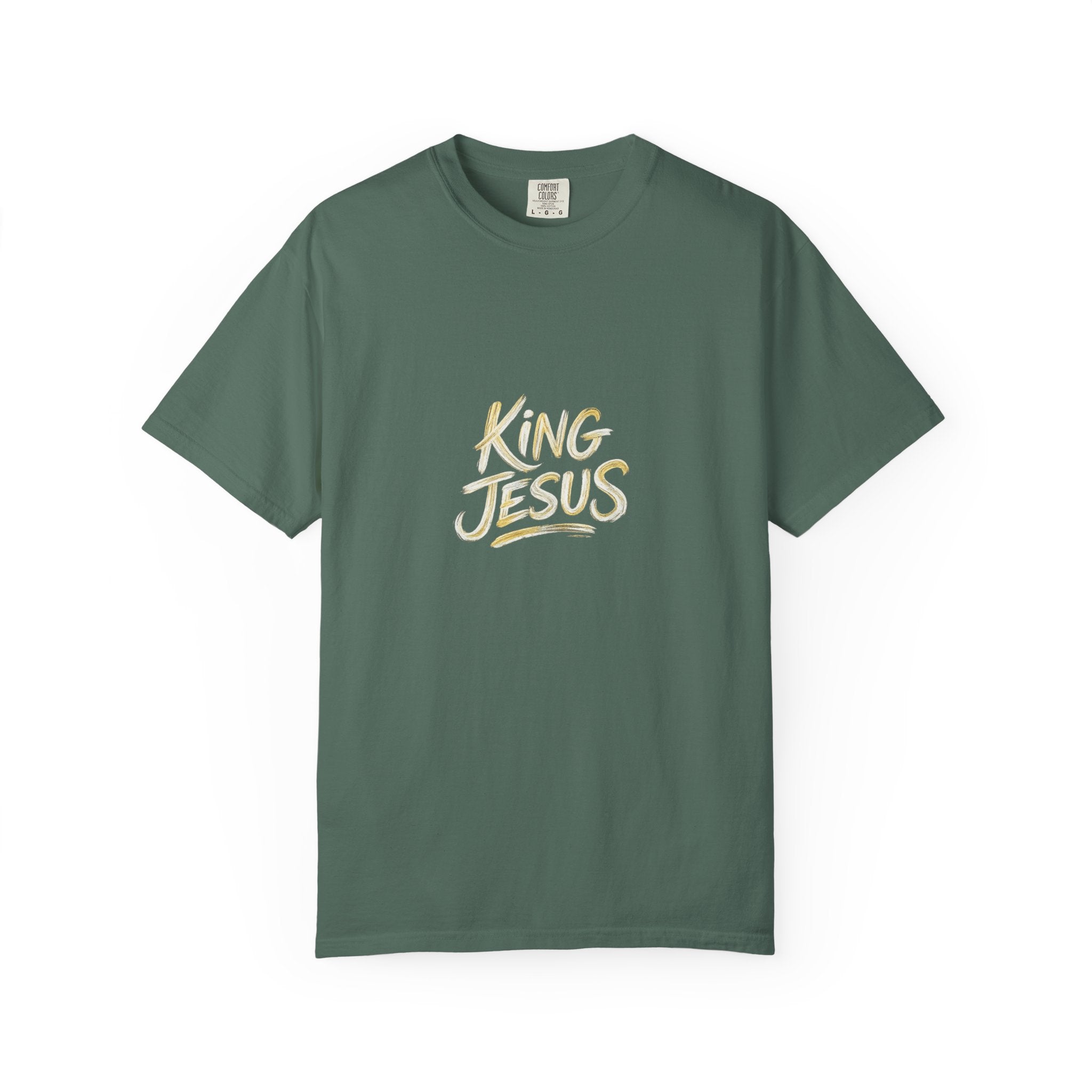 King Jesus T-Shirt — "All Hail King Jesus" - Comfort Colors - Unisex
