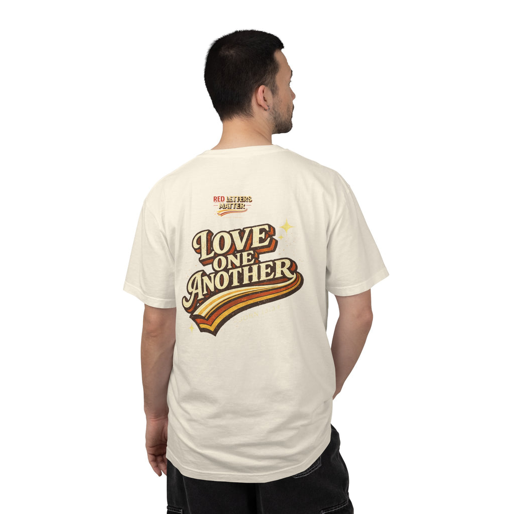 Unisex - Jesus Loves You "Love One Another" Comfort Colors T-Shirt