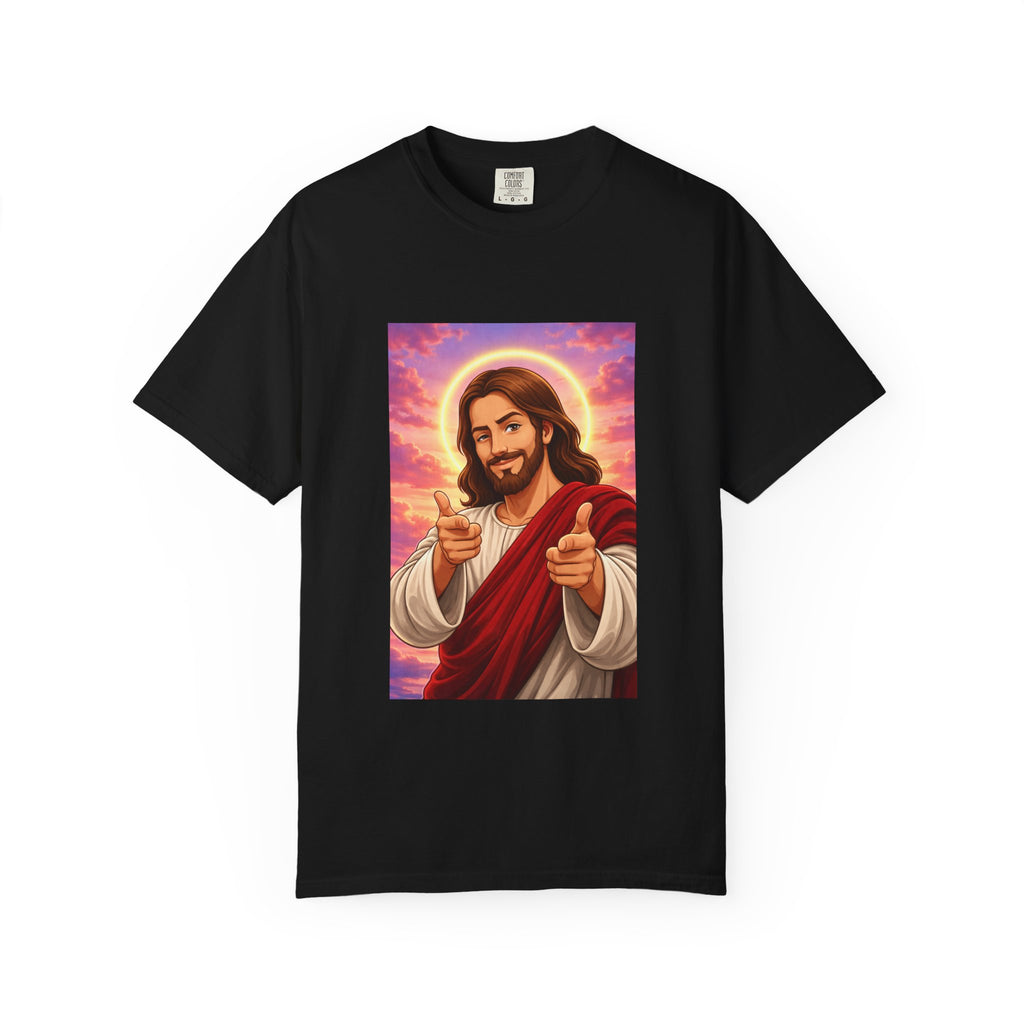 Jesus Pointing "Later you will understand"  — John 13:7 - Unisex Comfort Colors Tee
