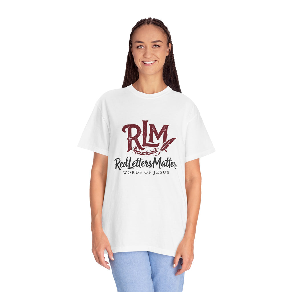 Red Letters Matter - John 3:16 Comfort Colors Tee