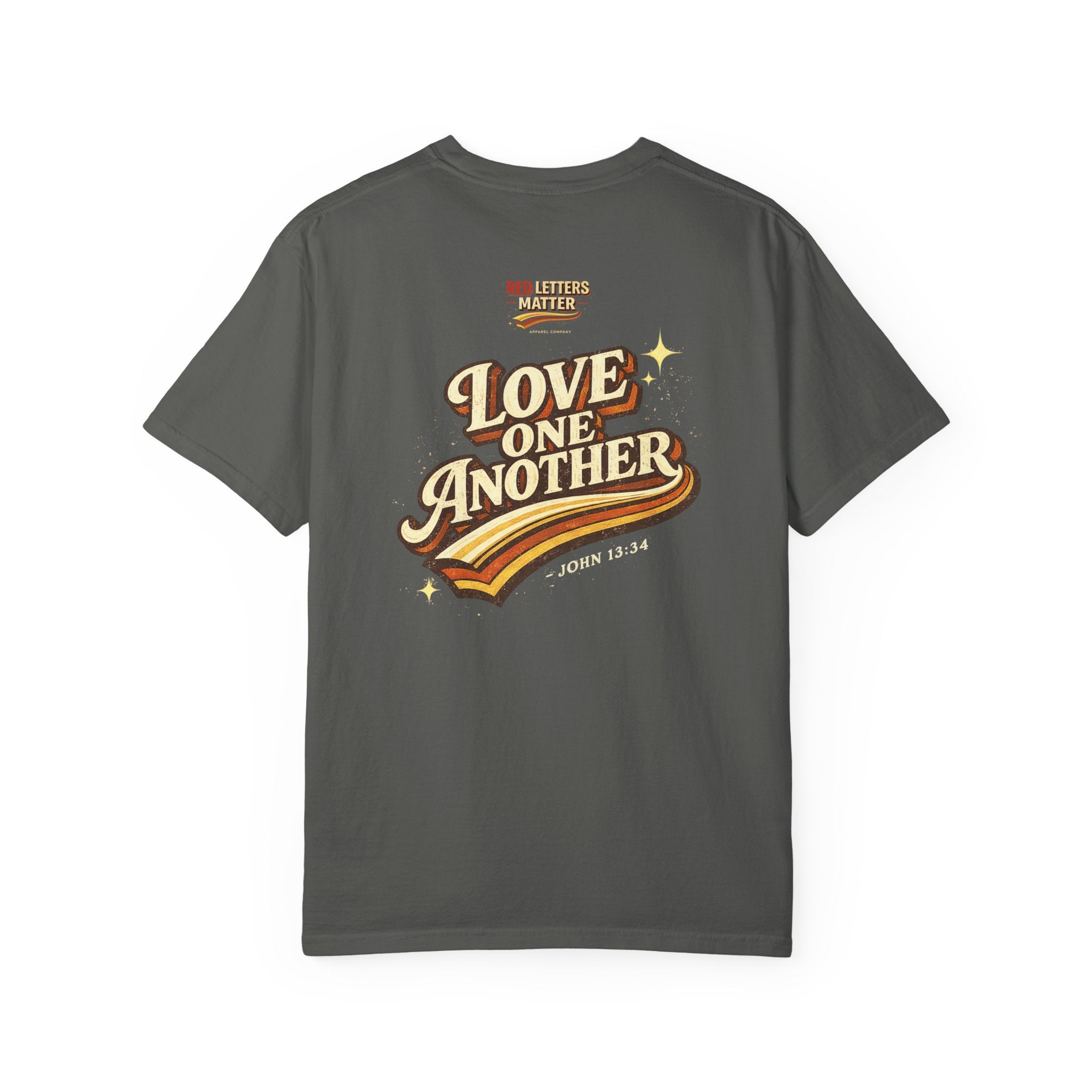 Unisex - Jesus Loves You "Love One Another" Comfort Colors T-Shirt