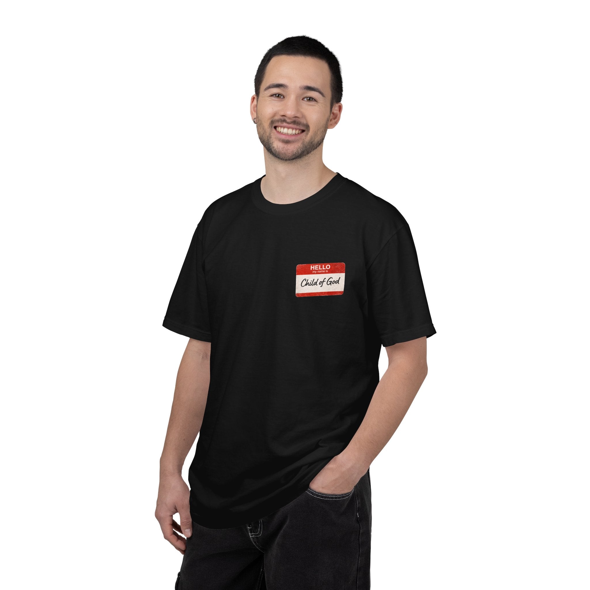 Red Letters Matter — "Child of God" - 1 John 3:1 - Comfort Colors Tee