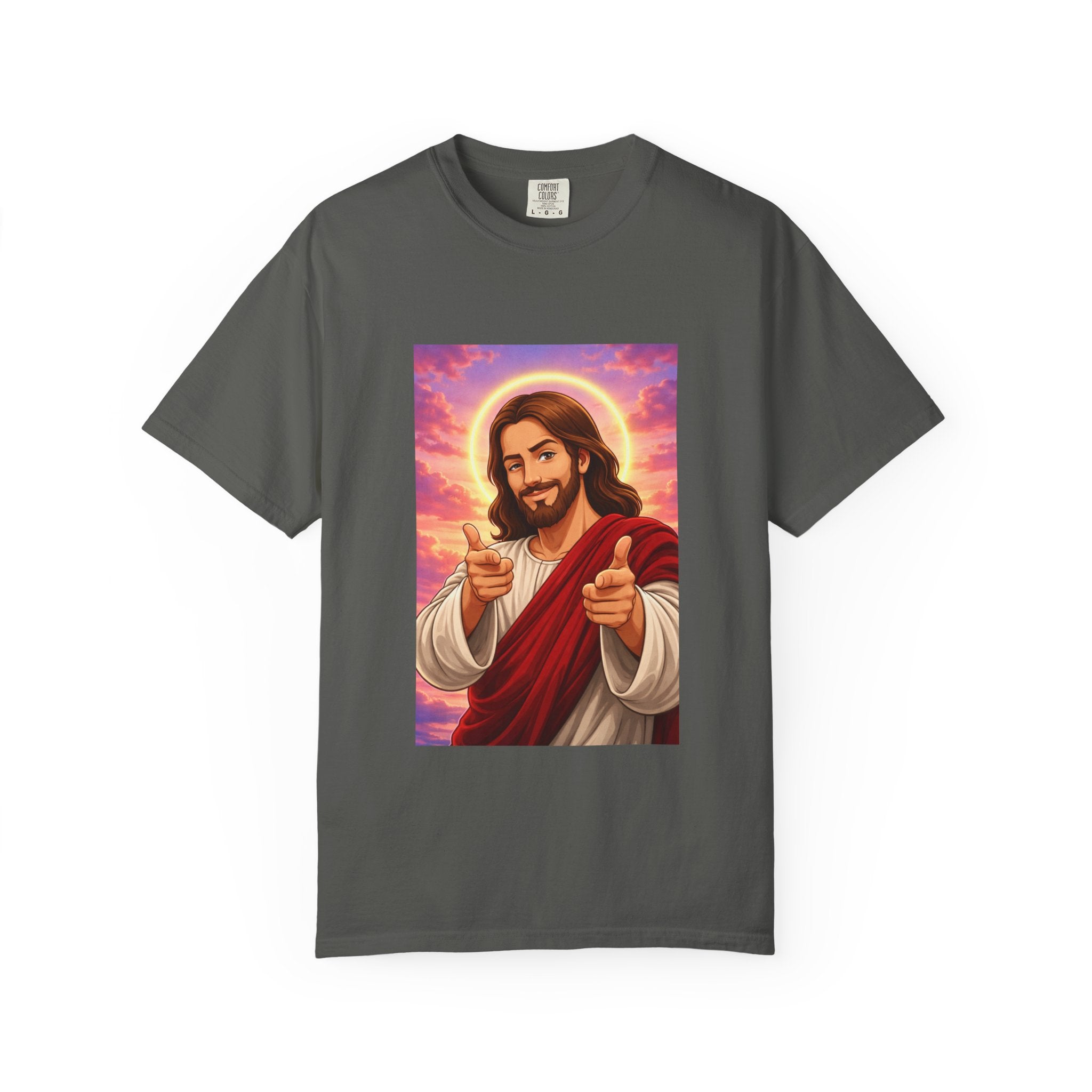 Jesus Pointing "Later you will understand"  — John 13:7 - Unisex Comfort Colors Tee