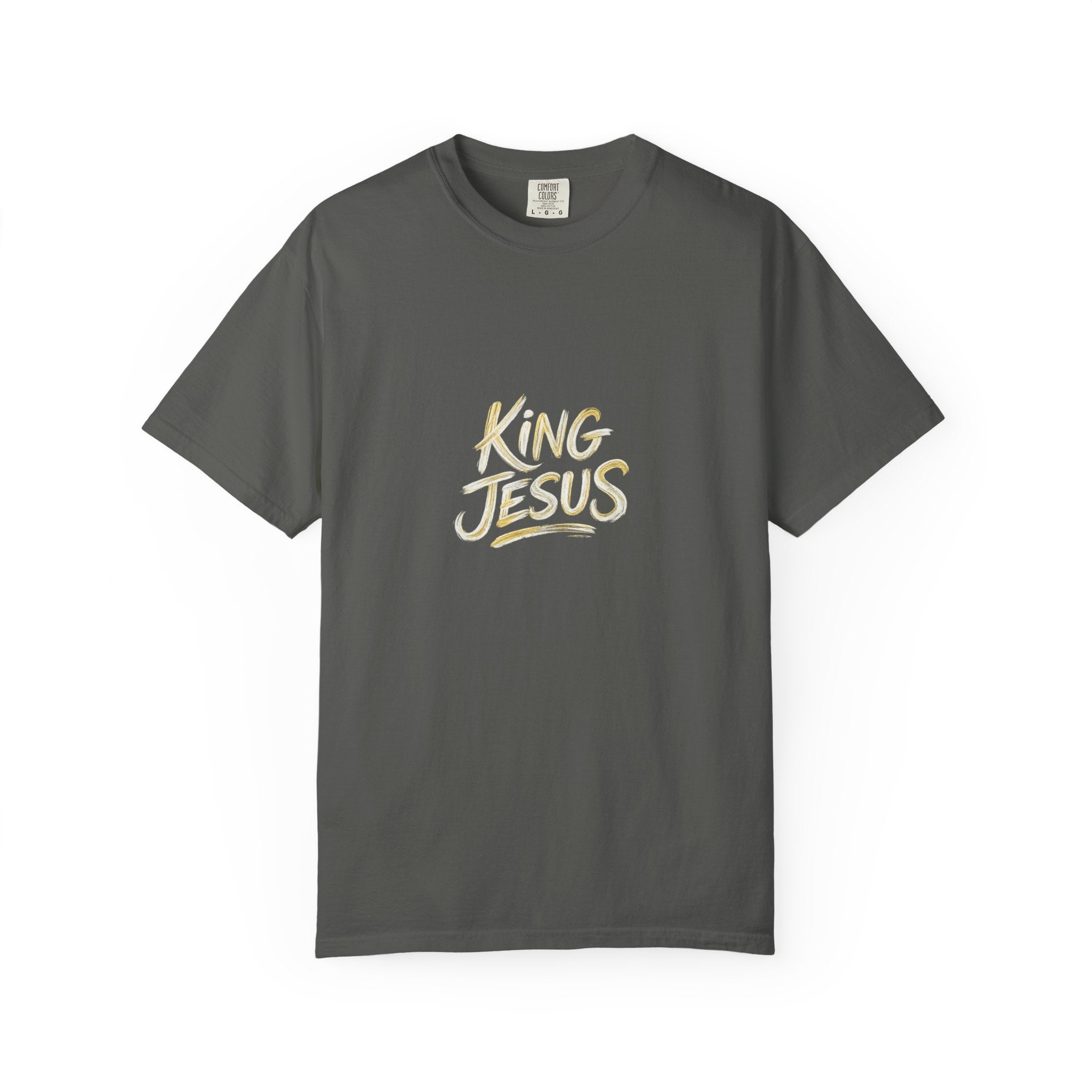 King Jesus T-Shirt — "All Hail King Jesus" - Comfort Colors - Unisex