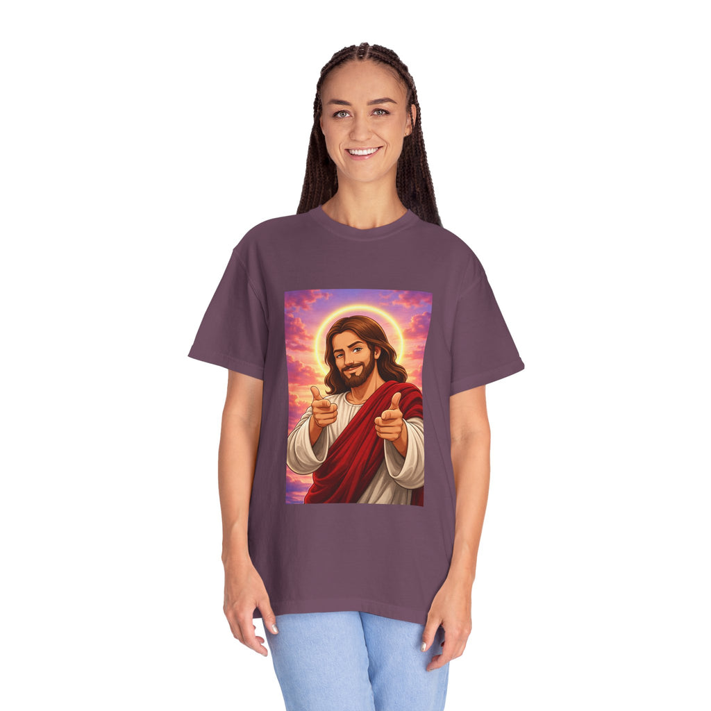 Jesus Pointing "Later you will understand"  — John 13:7 - Unisex Comfort Colors Tee
