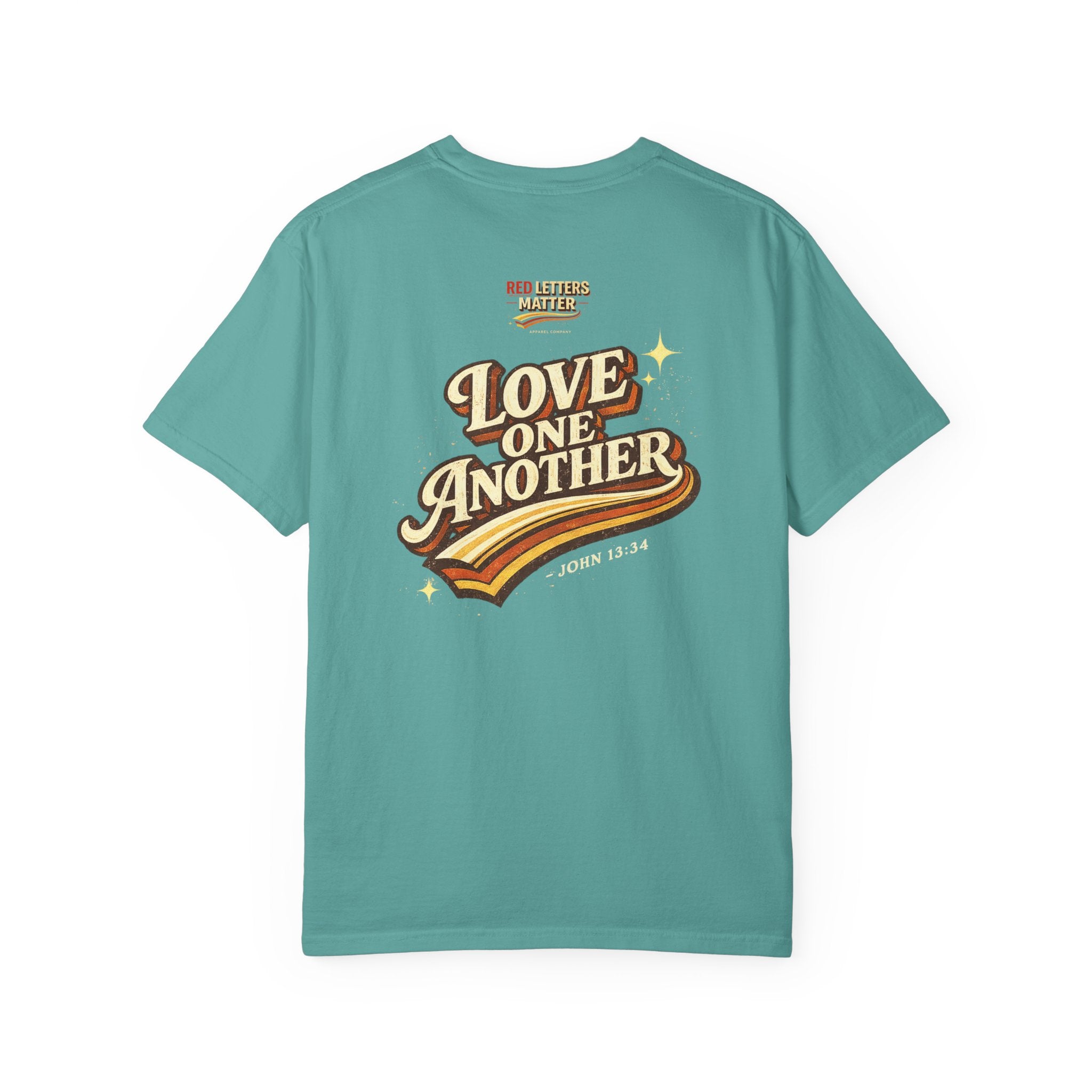 Unisex - Jesus Loves You "Love One Another" Comfort Colors T-Shirt