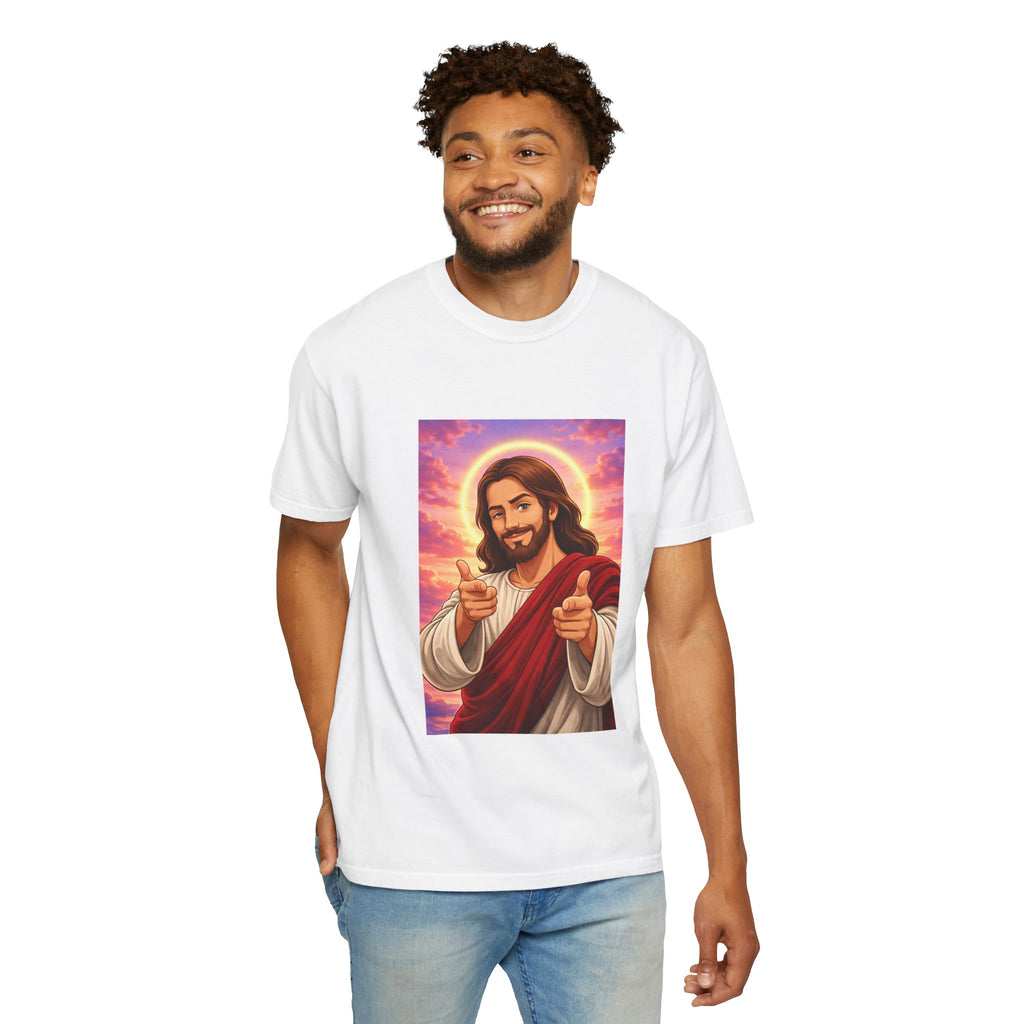 Jesus Pointing "Later you will understand"  — John 13:7 - Unisex Comfort Colors Tee