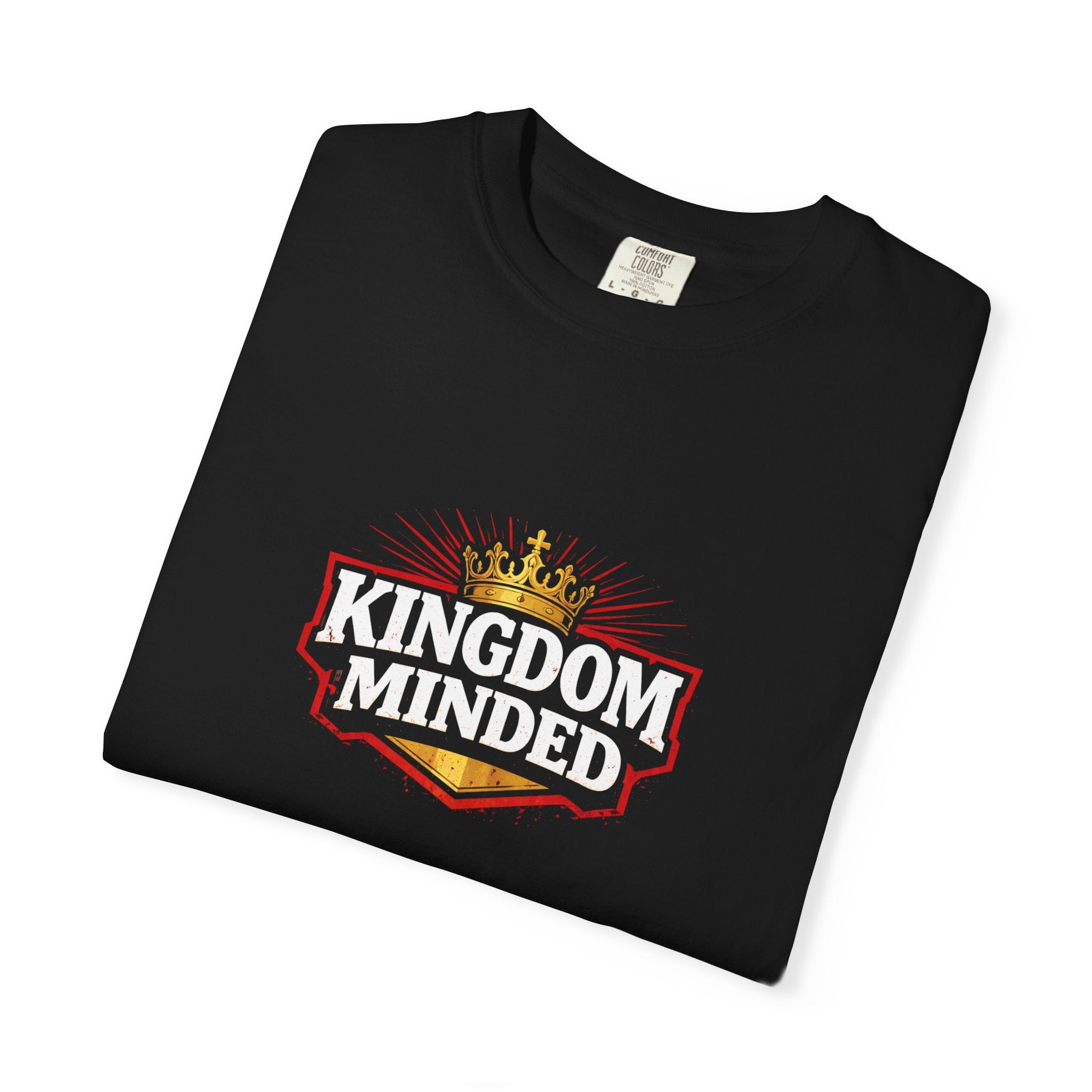 Unisex - Kingdom Minded T-Shirt — "Not About Me, Not About You, It Is About Him" Comfort Colors Tee