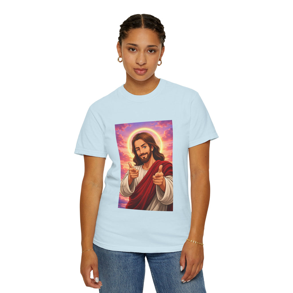 Jesus Pointing "Later you will understand"  — John 13:7 - Unisex Comfort Colors Tee