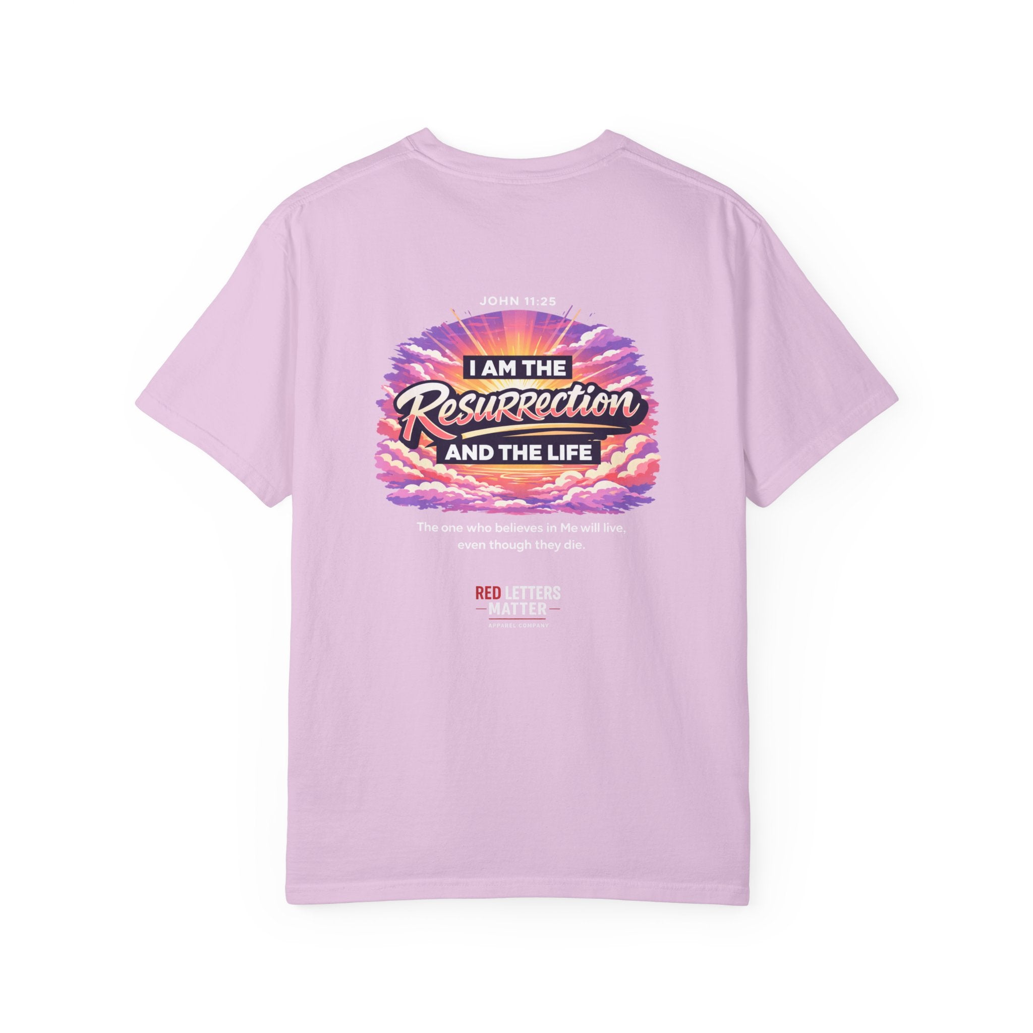 Christian Basketball — "He Is Rizzin'" Resurrection (Easter) -Unisex Comfort Colors