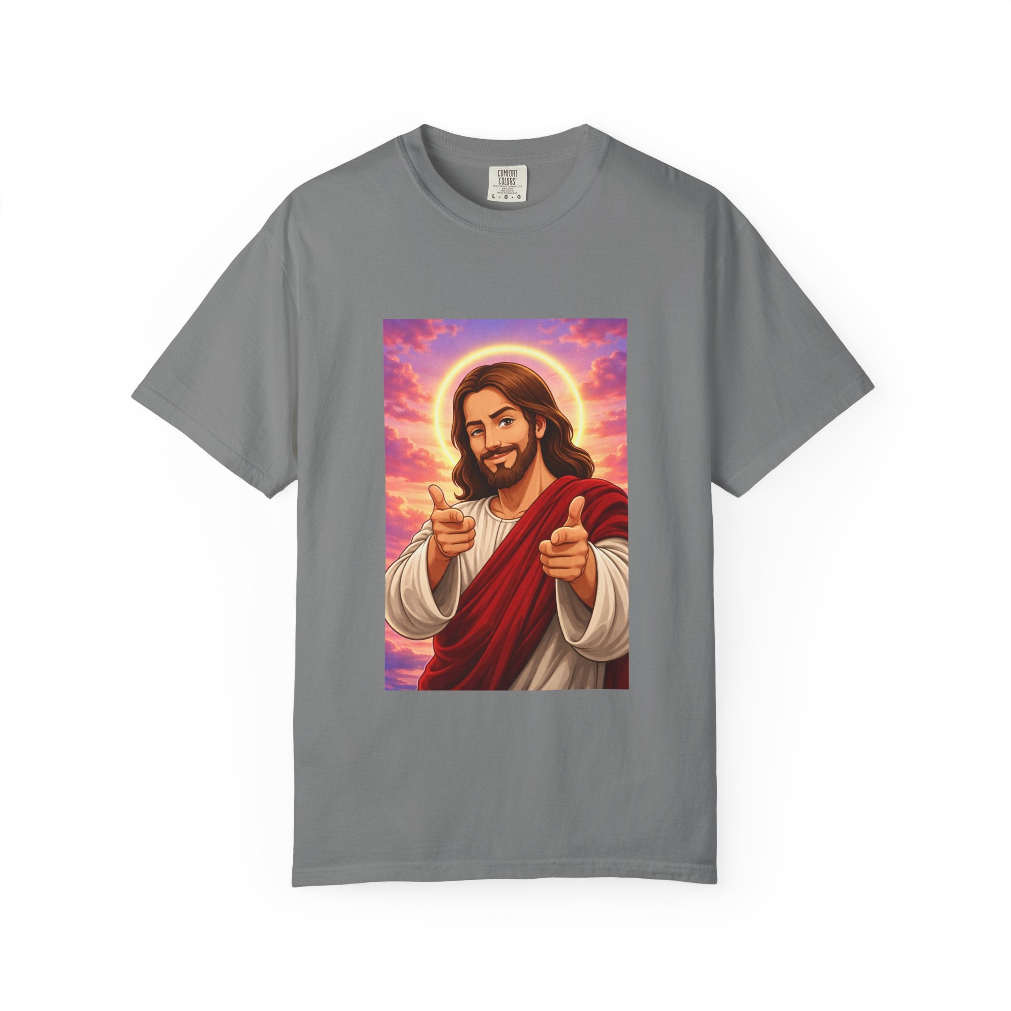 Jesus Pointing "Later you will understand"  — John 13:7 - Unisex Comfort Colors Tee