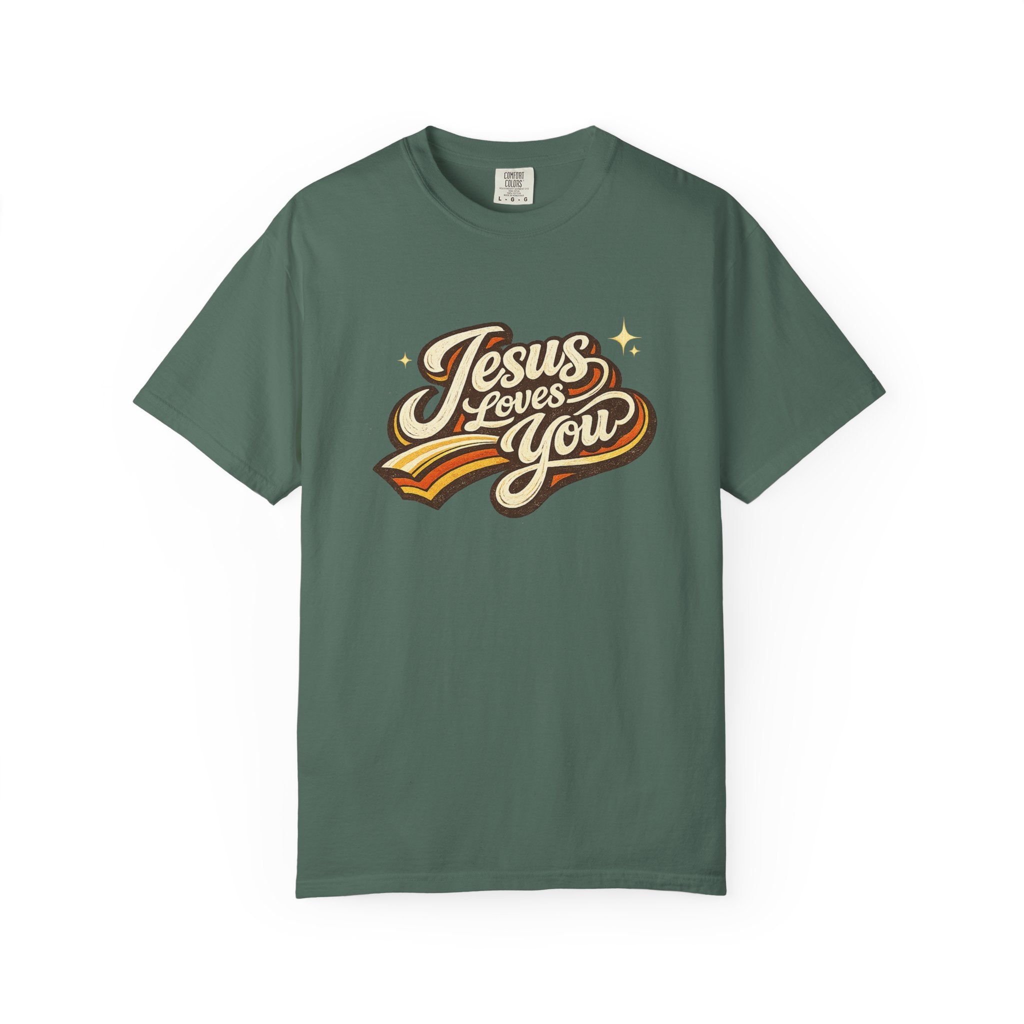 Unisex - Jesus Loves You "Love One Another" Comfort Colors T-Shirt