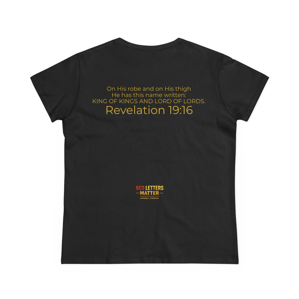 Women's King of Kings — Revelation 19:16 Gildan Tee